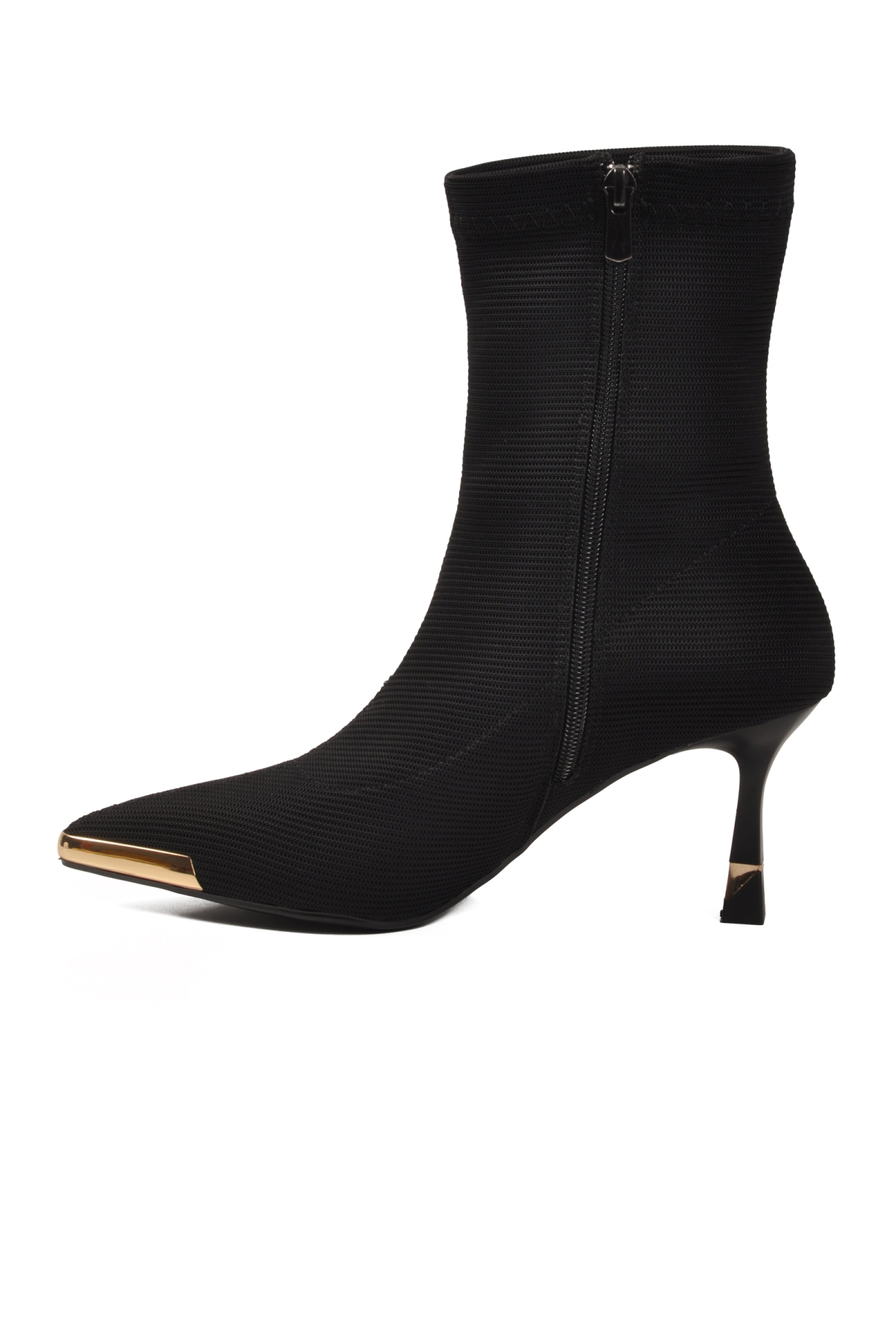 Ayakmod Ayakmod 878604 Siyah Kadın Topuklu Bot | Flo Siyah - 3. görsel