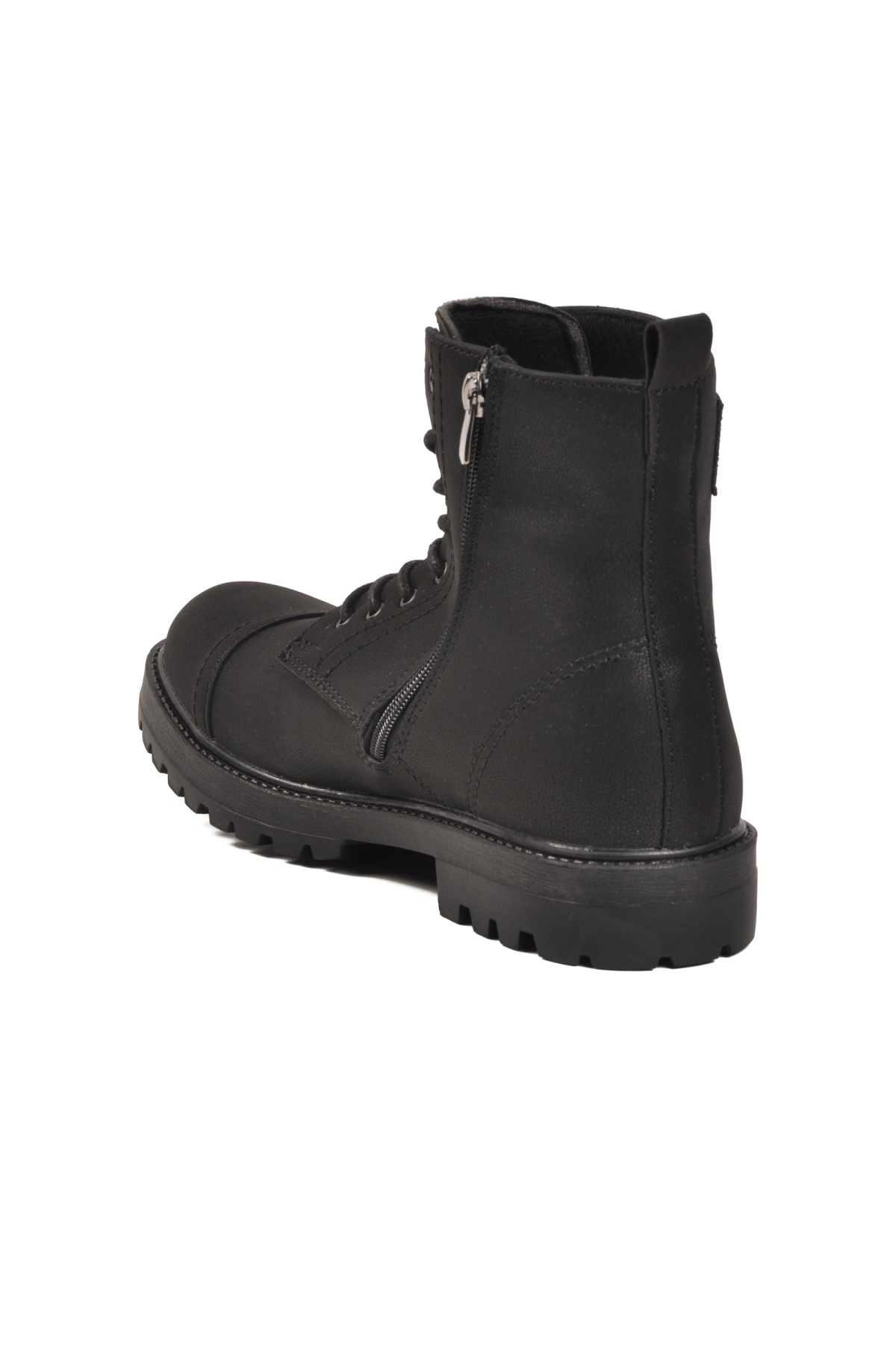 Ayakmod Ayakmod 856 Bağcıklı Kaymaz Siyah Erkek Bot | Flo Siyah - 5. görsel