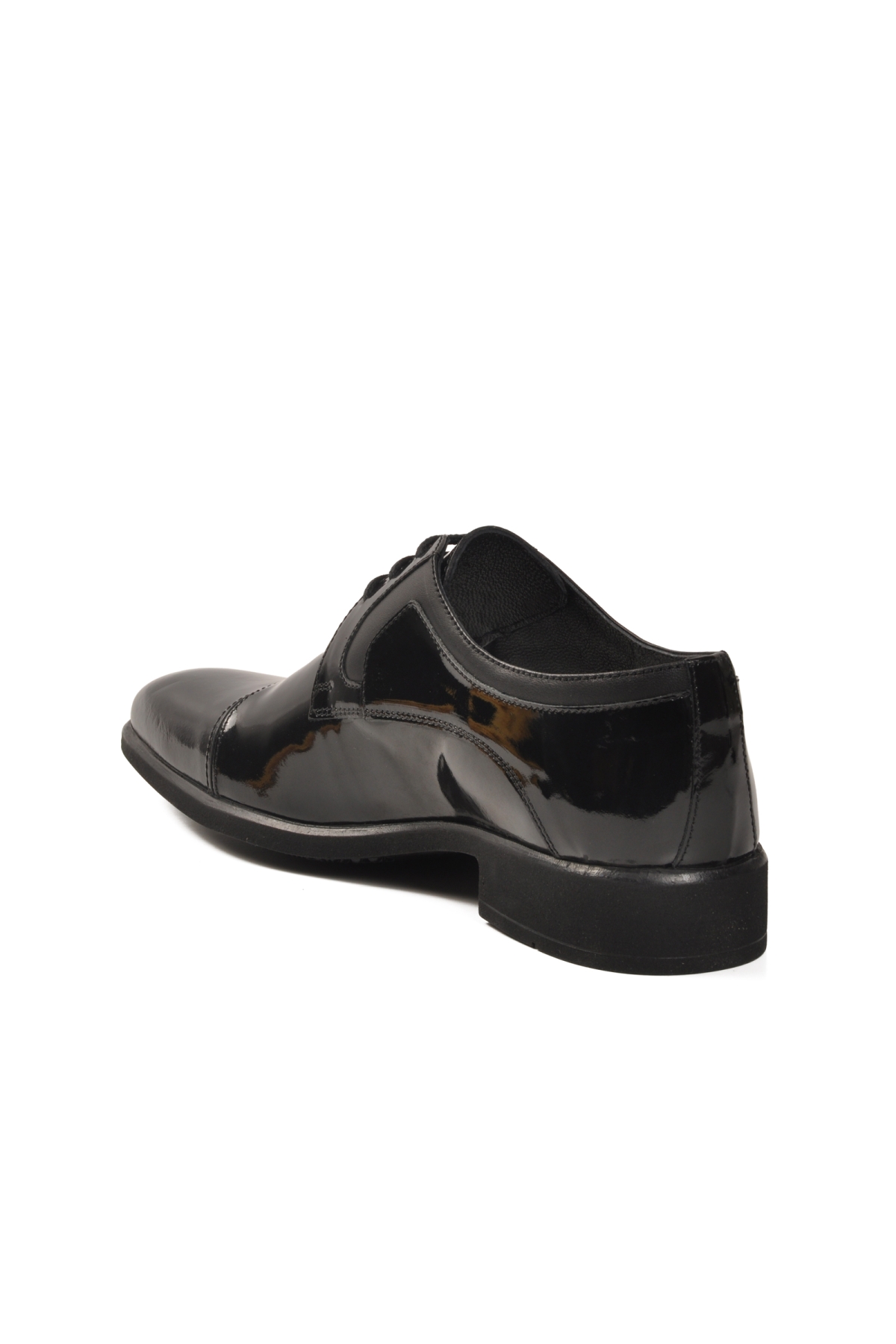 Ayakmod Ayakmod 02240-26K Hakiki Deri Siyah Rugan Erkek Klasik Ayakkabı | Flo Siyah - 5. görsel