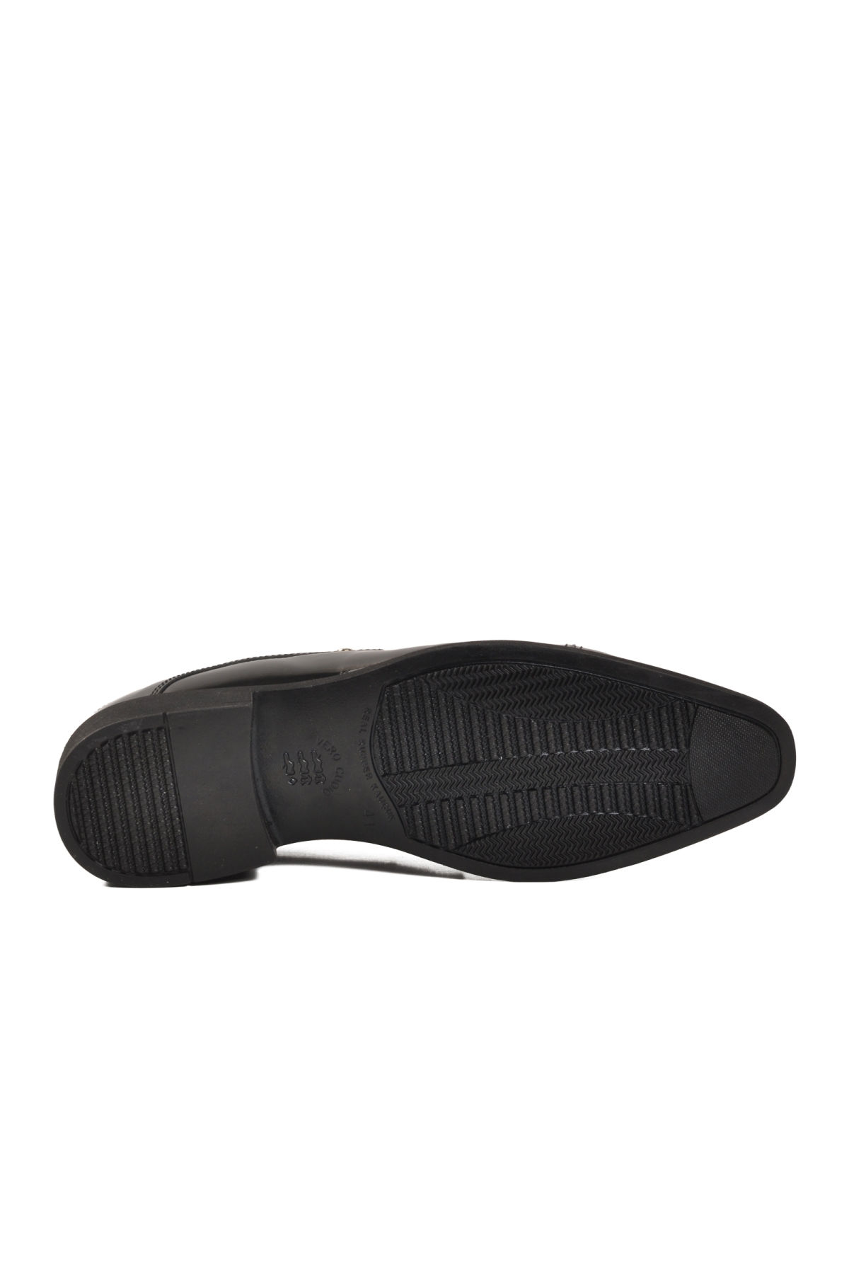 Ayakmod Ayakmod 02240-26K Hakiki Deri Siyah Rugan Erkek Klasik Ayakkabı | Flo Siyah - 6. görsel