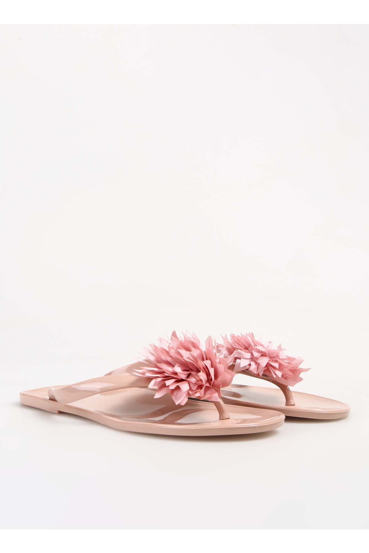 F By Fabrika F By Fabrika Pembe Pudra Kadın Plaj Terliği PUPPIES Sandalet & Terlik | Flo Pembe - 3. görsel