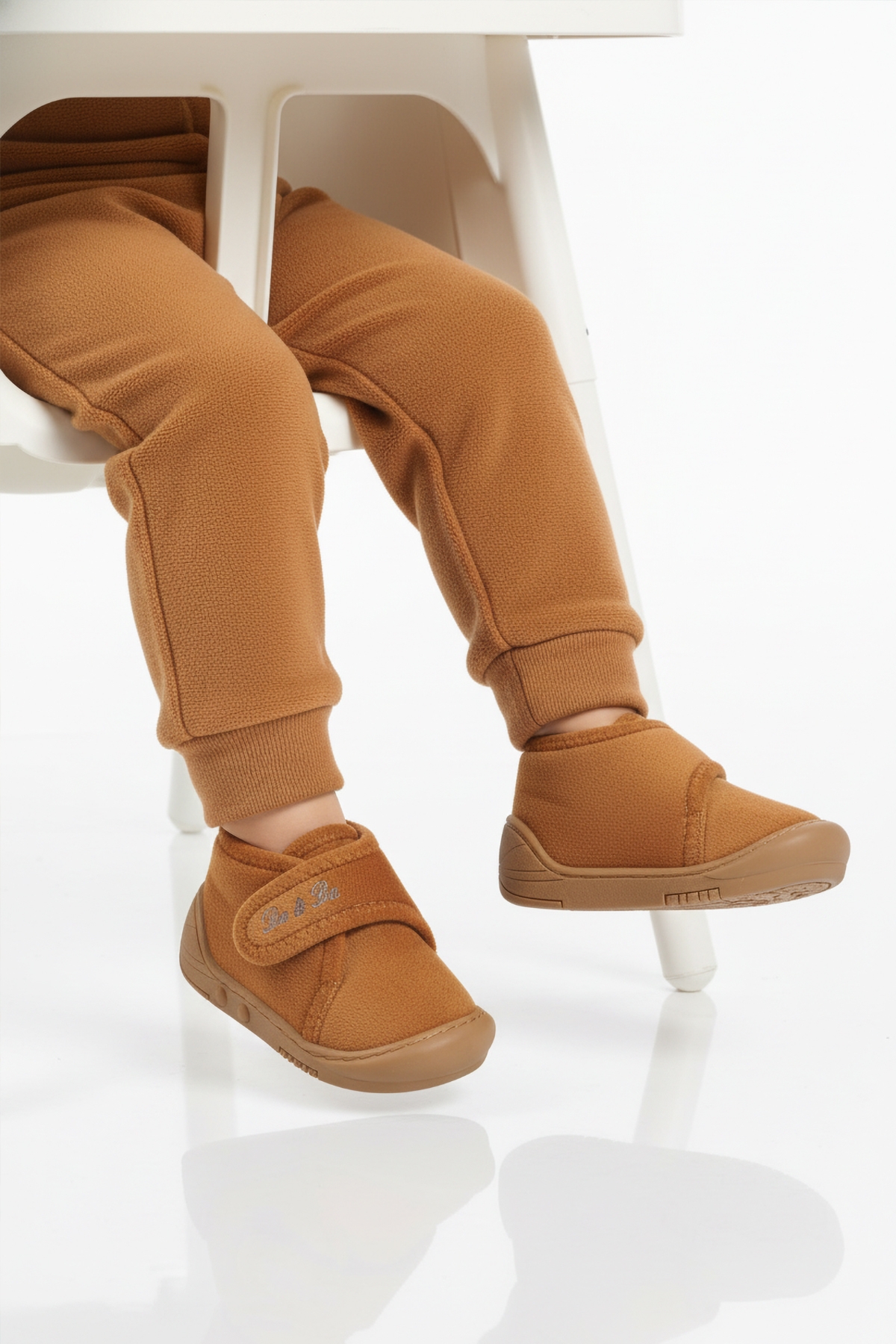 Ayakmod Ayakmod Taba Süet Cırtlı Bebek Panduf Ba&Ba 058989 B Sandalet & Terlik | Flo Taba - 2. görsel