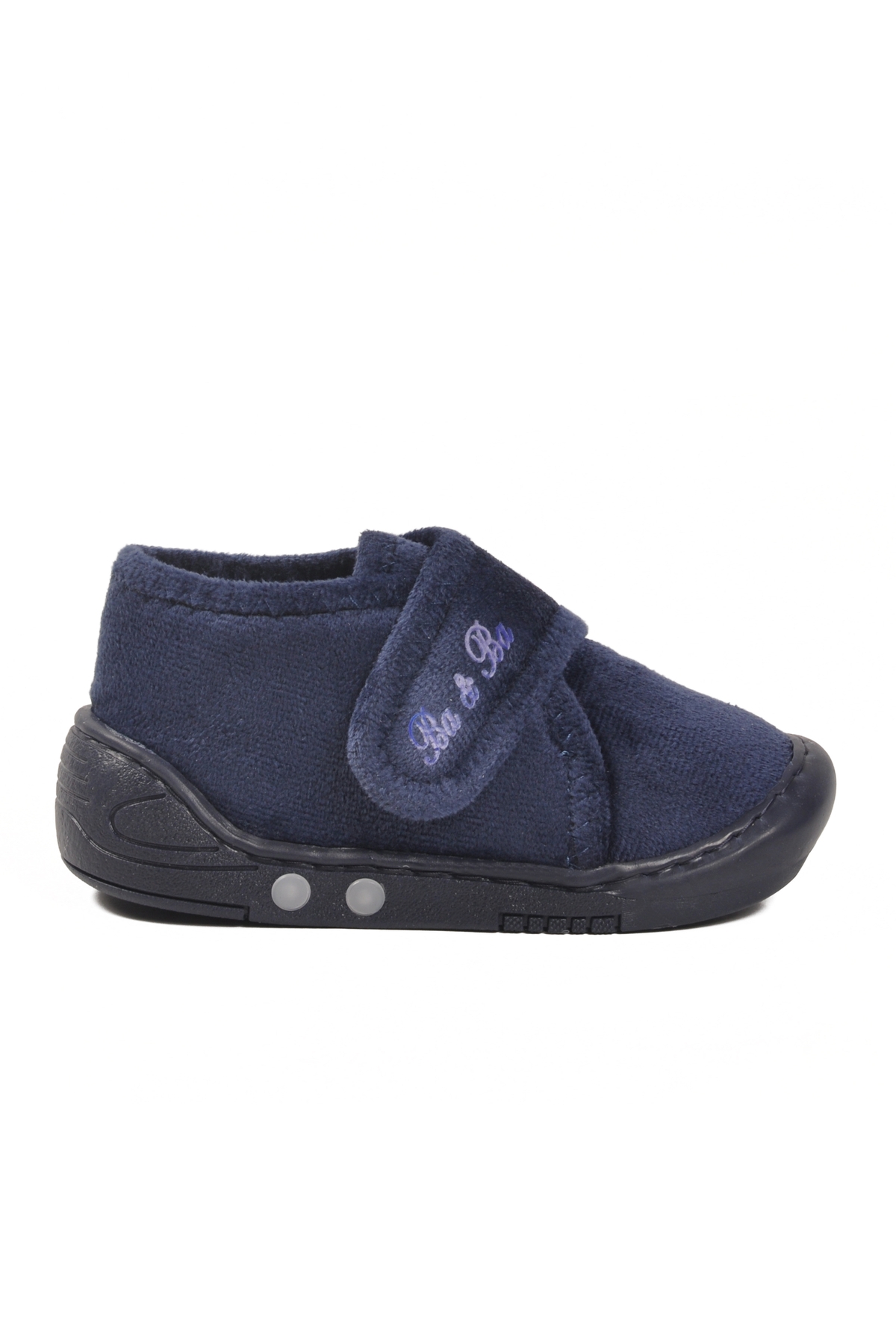 Lacivert Süet Cırtlı Bebek Panduf Ba&Ba 058989 B - Görsel 3