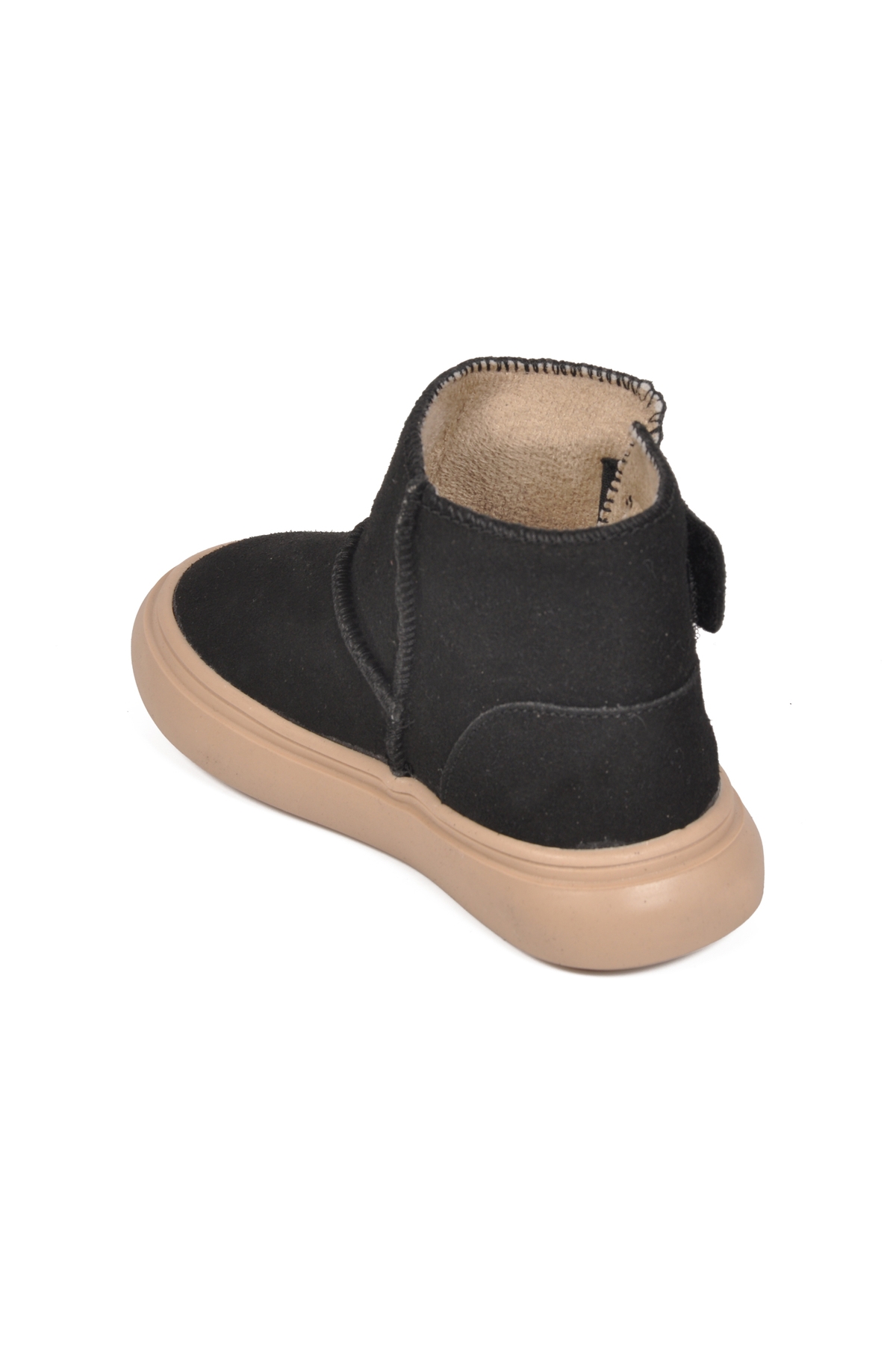 Ayakmod Ayakmod Siyah Süet Cırtlı Bilek Boy Bebek Bot 823760 B | Flo Siyah - 5. görsel