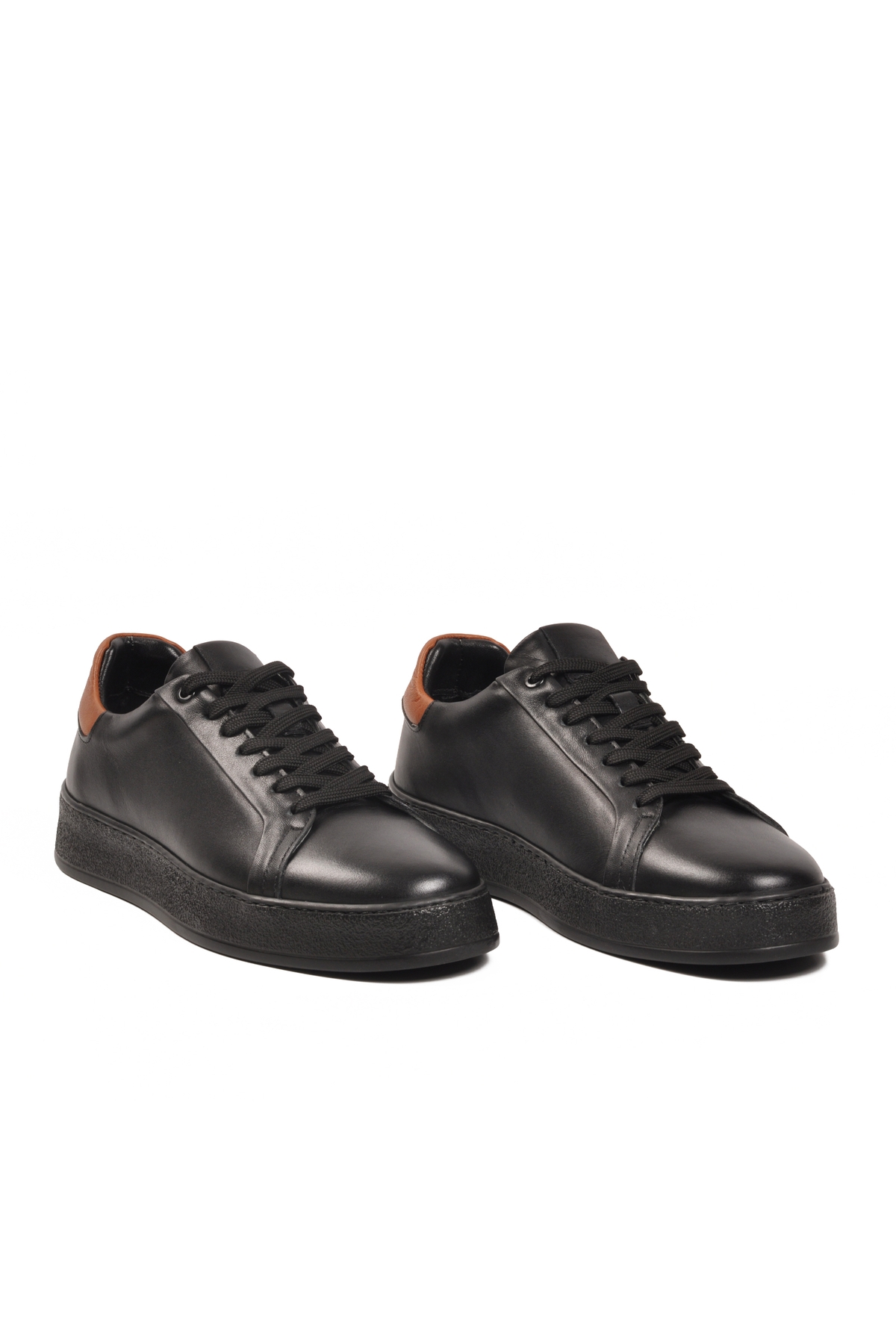 Siyah Hakiki Deri Erkek Casual Ayakkabı 7519112 M - Görsel 4