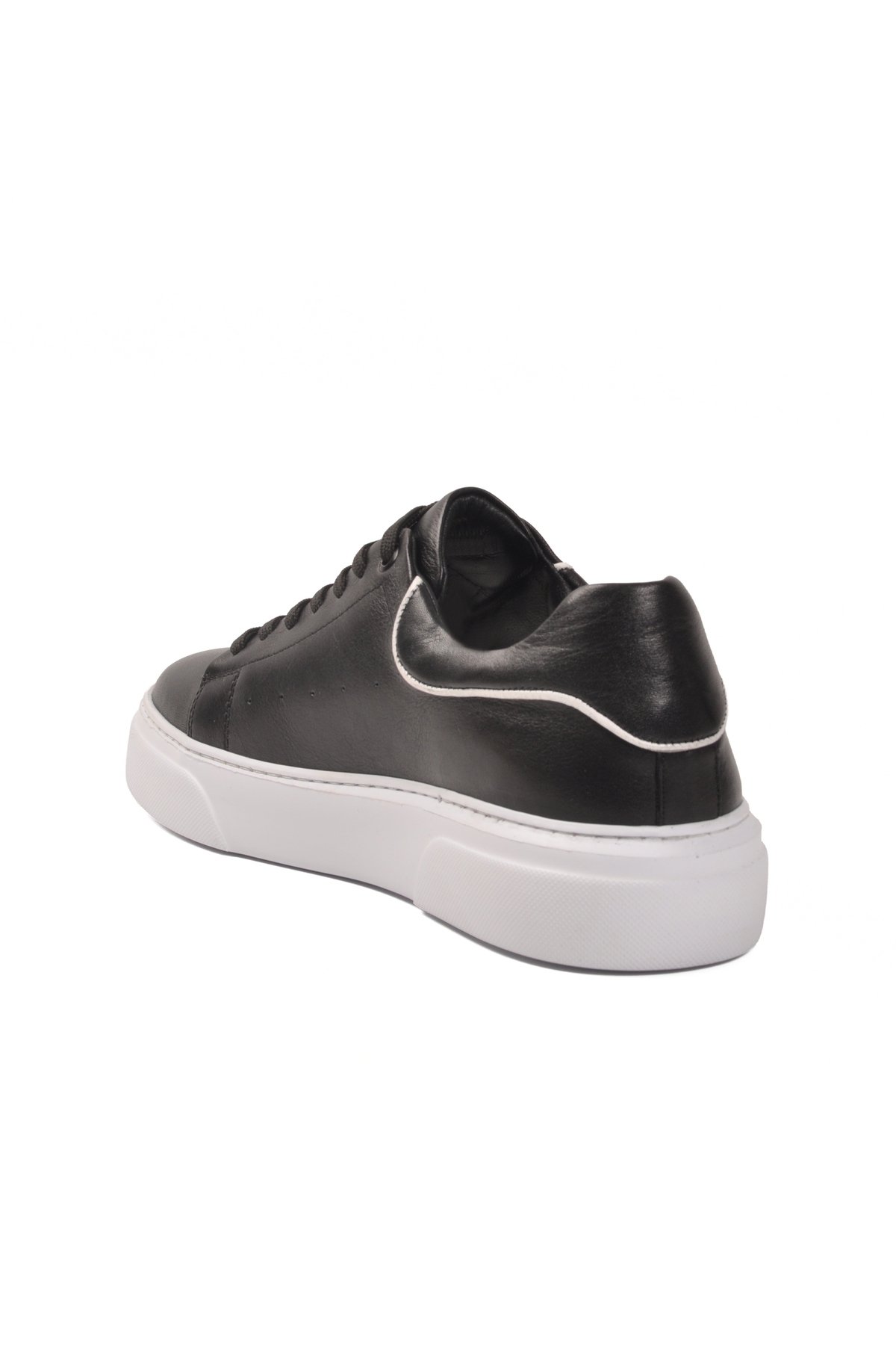 Siyah Hakiki Deri Erkek Casual Ayakkabı 751025 M - Görsel 5