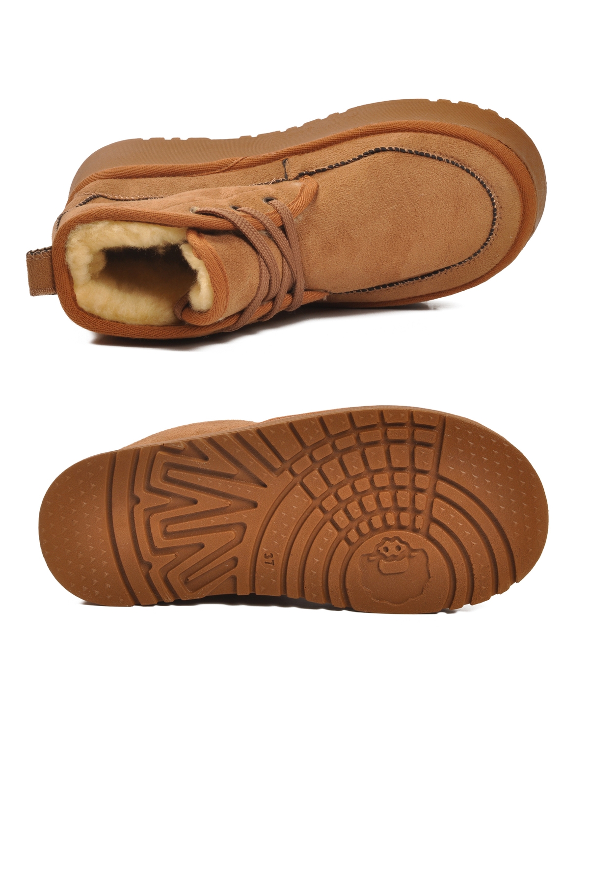 Taba İçi Kürklü Bağcıklı Kadın Bot U-15 Z - Görsel 6