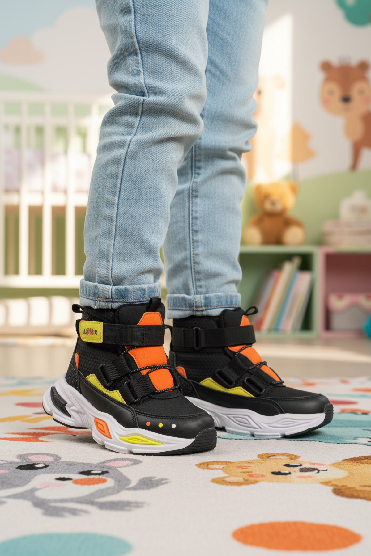 Pepino Pepino Siyah Cırlı İçi Kürklü Kaymaz Soğuğa Dirençli Erkek Çocuk Bot 2087 P | Flo Siyah - 4. görsel