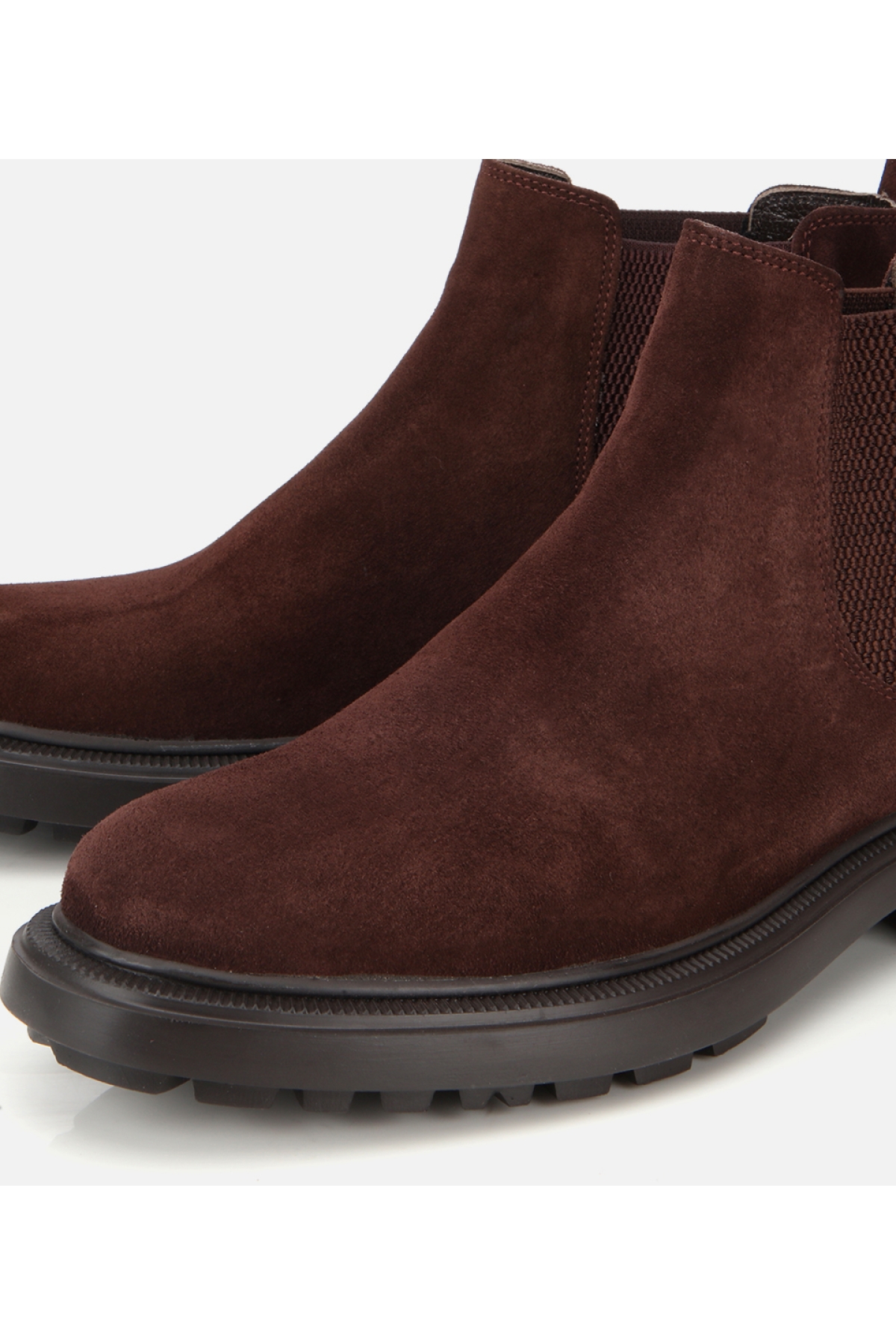 Hotiç Hotiç Erkek Deri Kahverengi Lastik Detaylı Chelsea Bot | Flo Kahverengi - 4. görsel