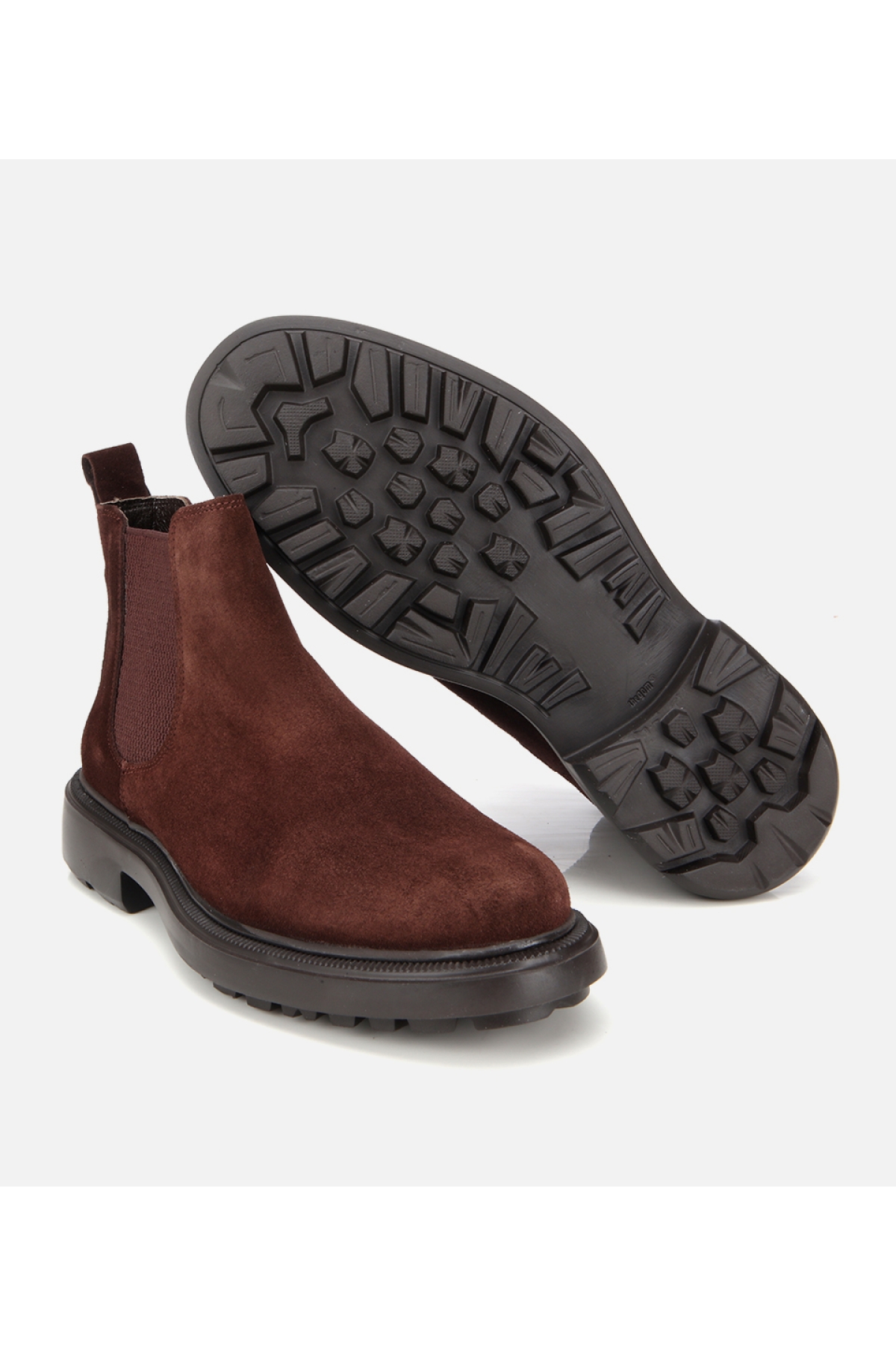 Hotiç Hotiç Erkek Deri Kahverengi Lastik Detaylı Chelsea Bot | Flo Kahverengi - 7. görsel