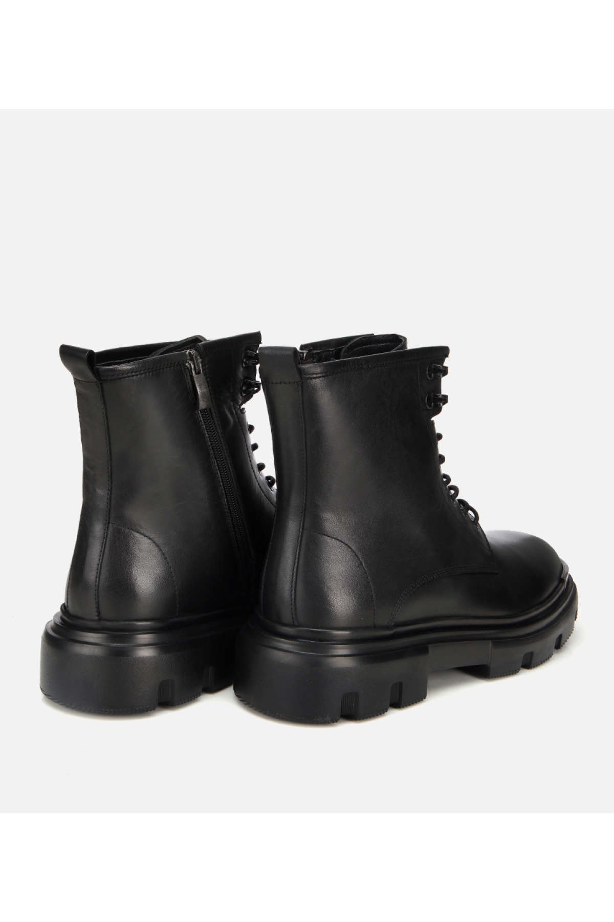 Hotiç Hotiç Erkek Deri Siyah Metal Detaylı Casual Bot | Flo Siyah - 5. görsel