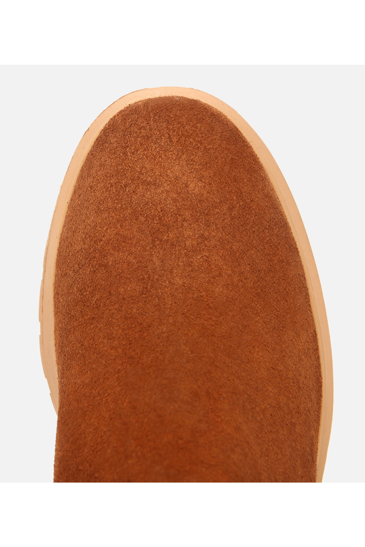 Hotiç Hotiç Kadın Süet Deri Taba Lastik Detaylı Topuklu Bot | Flo Taba - 6. görsel