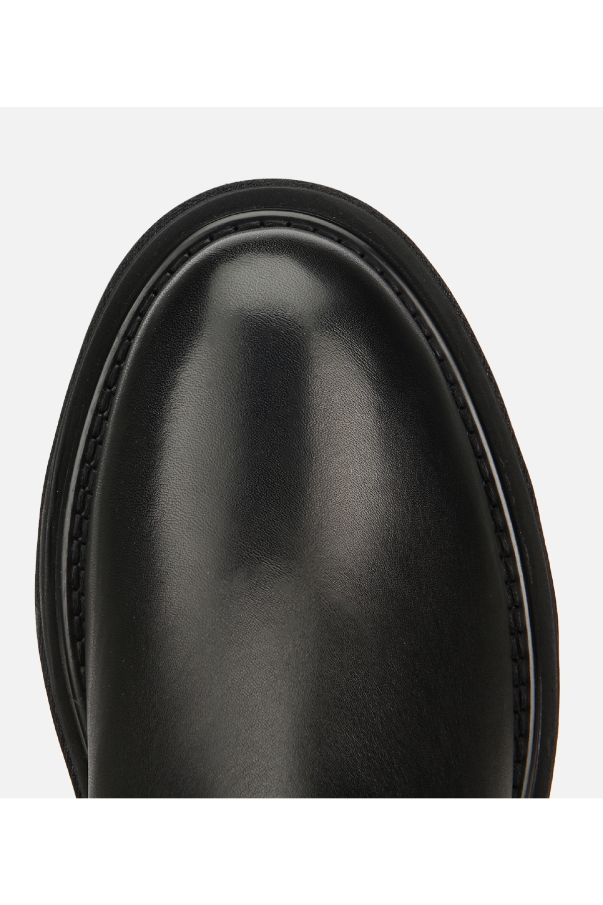 Hotiç Hotiç Siyah Erkek Deri Kahverengi Lastik Detaylı Chelsea Bot | Flo Siyah - 6. görsel