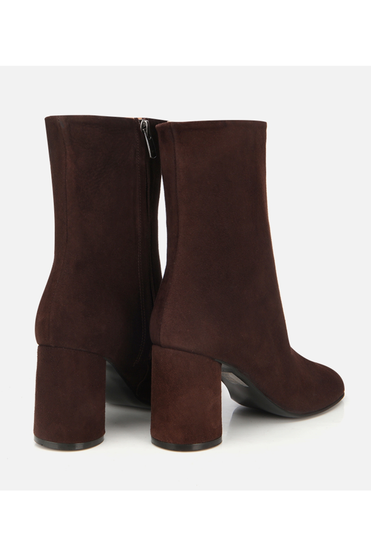 Hotiç Hotiç Kadın Süet Deri Kahverengi Burun Detaylı Topuklu Bot | Flo Kahverengi - 5. görsel