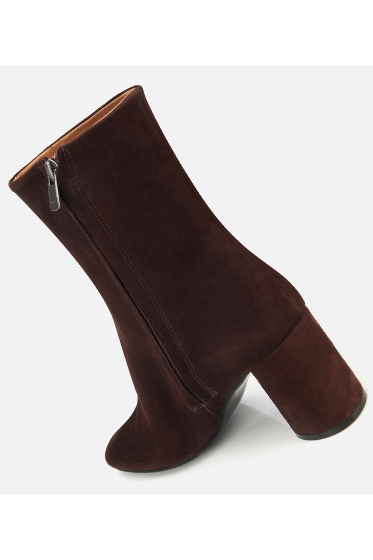 Hotiç Hotiç Kadın Süet Deri Kahverengi Burun Detaylı Topuklu Bot | Flo Kahverengi - 7. görsel