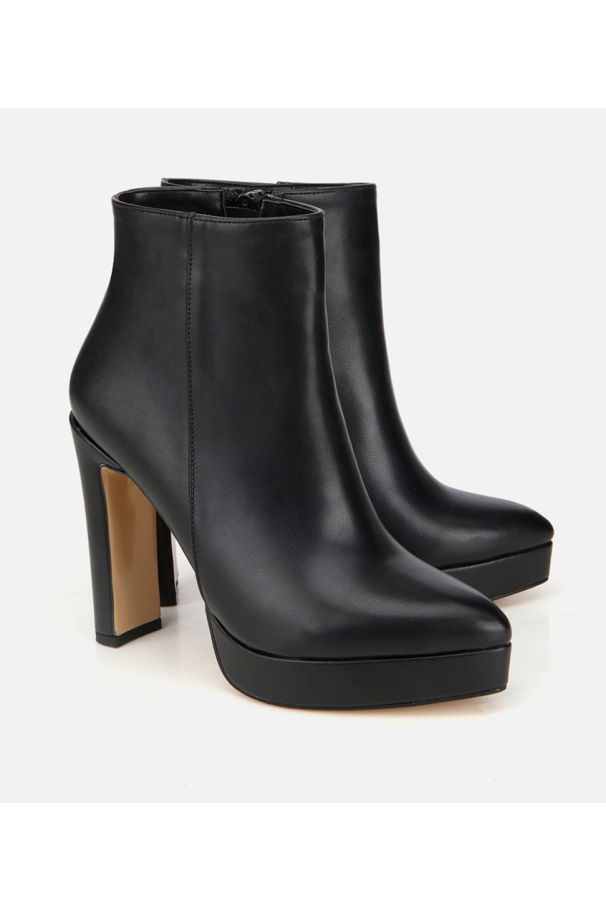 Hotiç Hotiç Kadın Siyah Yüksek Topuklu Platform Topuklu Bot | Flo Siyah - 3. görsel