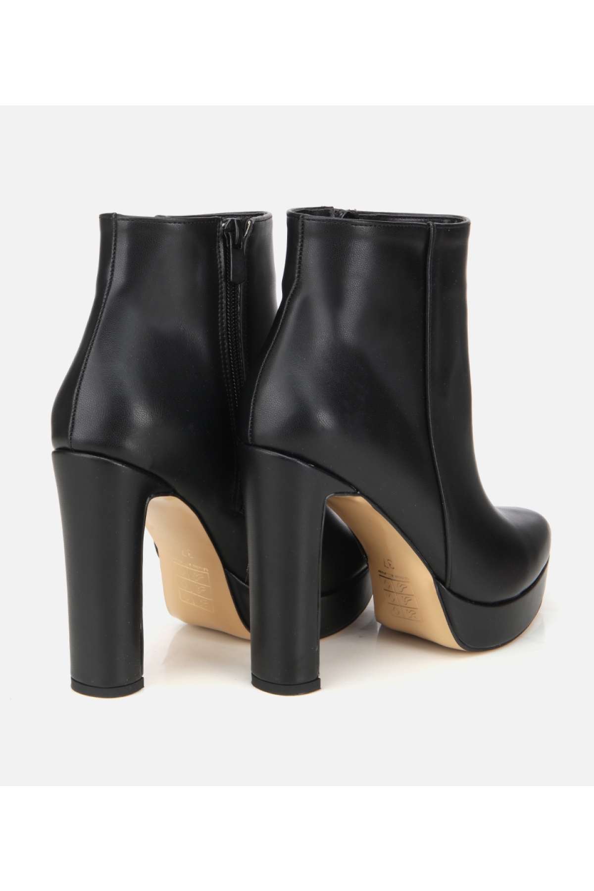 Hotiç Hotiç Kadın Siyah Yüksek Topuklu Platform Topuklu Bot | Flo Siyah - 5. görsel
