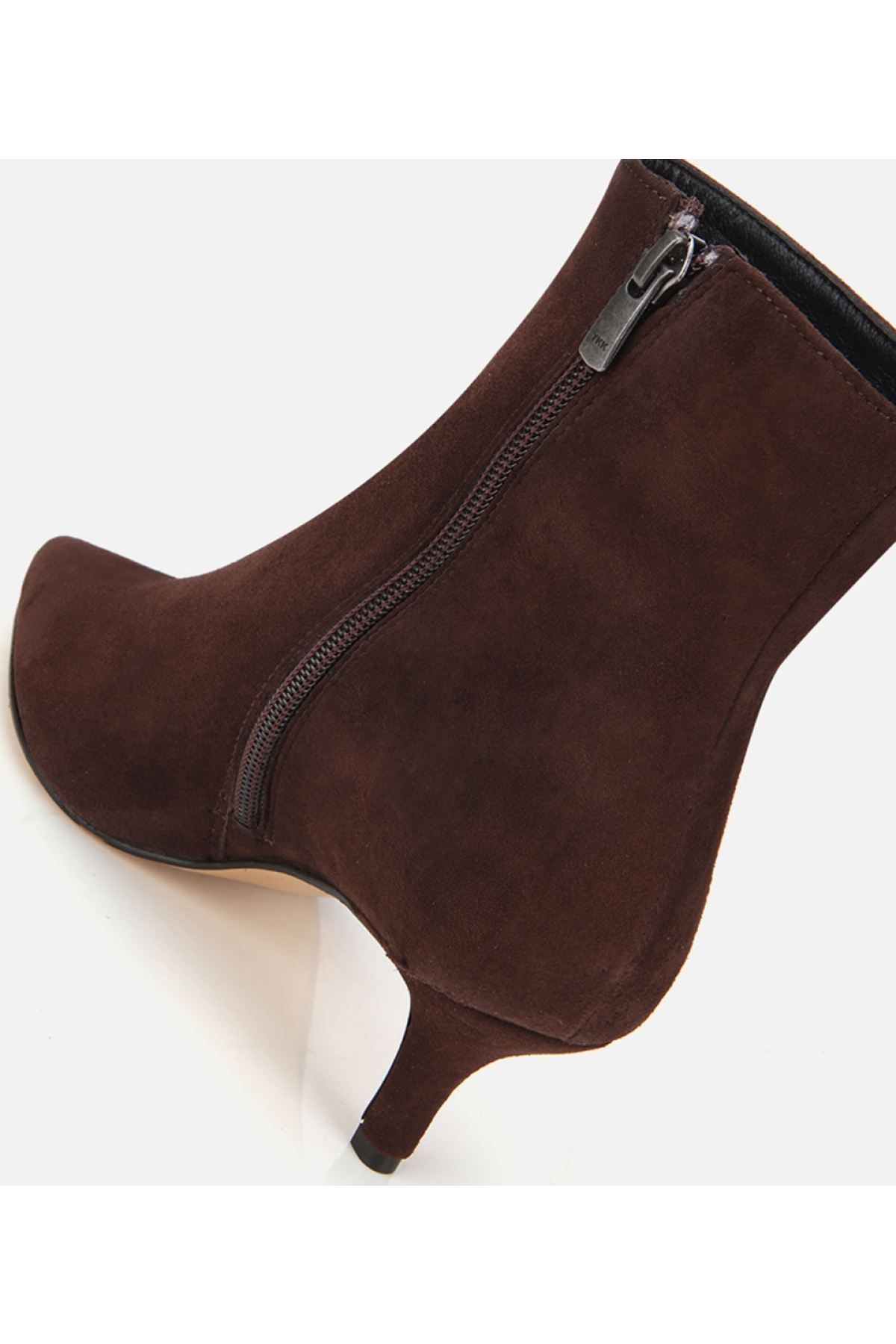 Hotiç Hotiç Kadın Süet Deri Kahverengi Sivri Burunlu Bilekte Topuklu Bot | Flo Kahverengi - 7. görsel