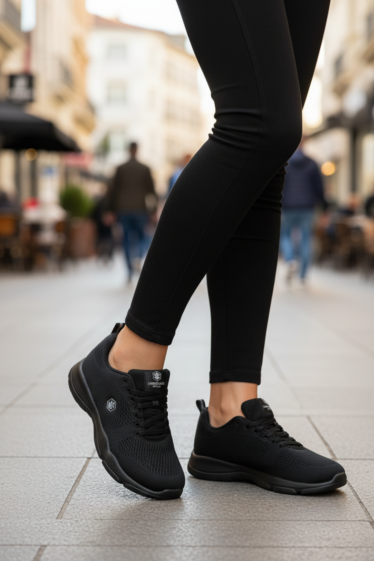 Lumberjack Lumberjack AGATHA WMN 6FX Siyah Kadın Comfort Ayakkabı Sneaker | Flo Siyah - 3. görsel