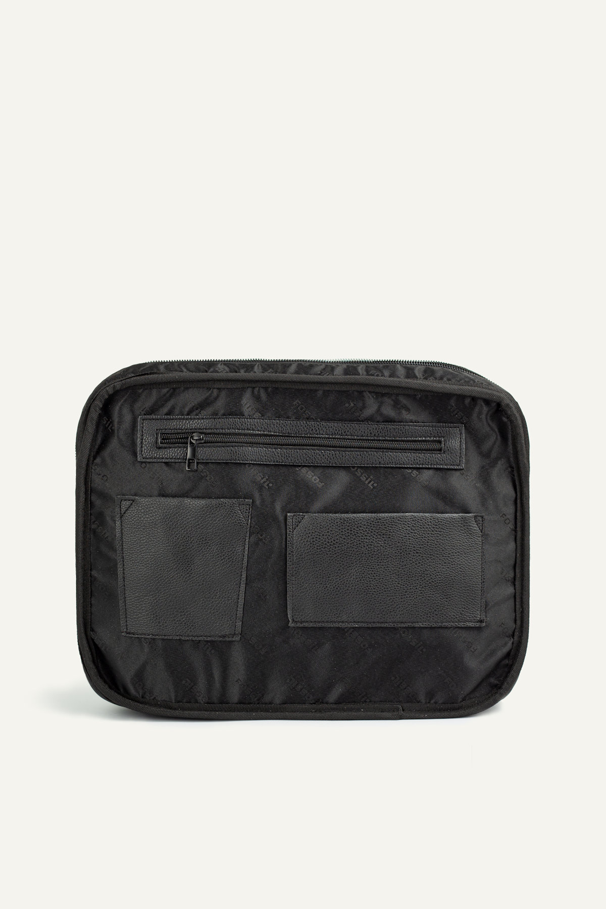Fossil 2036 Vegan Deri laptop çantası evrak çantası unisex şık tasarım SİYAH — 6