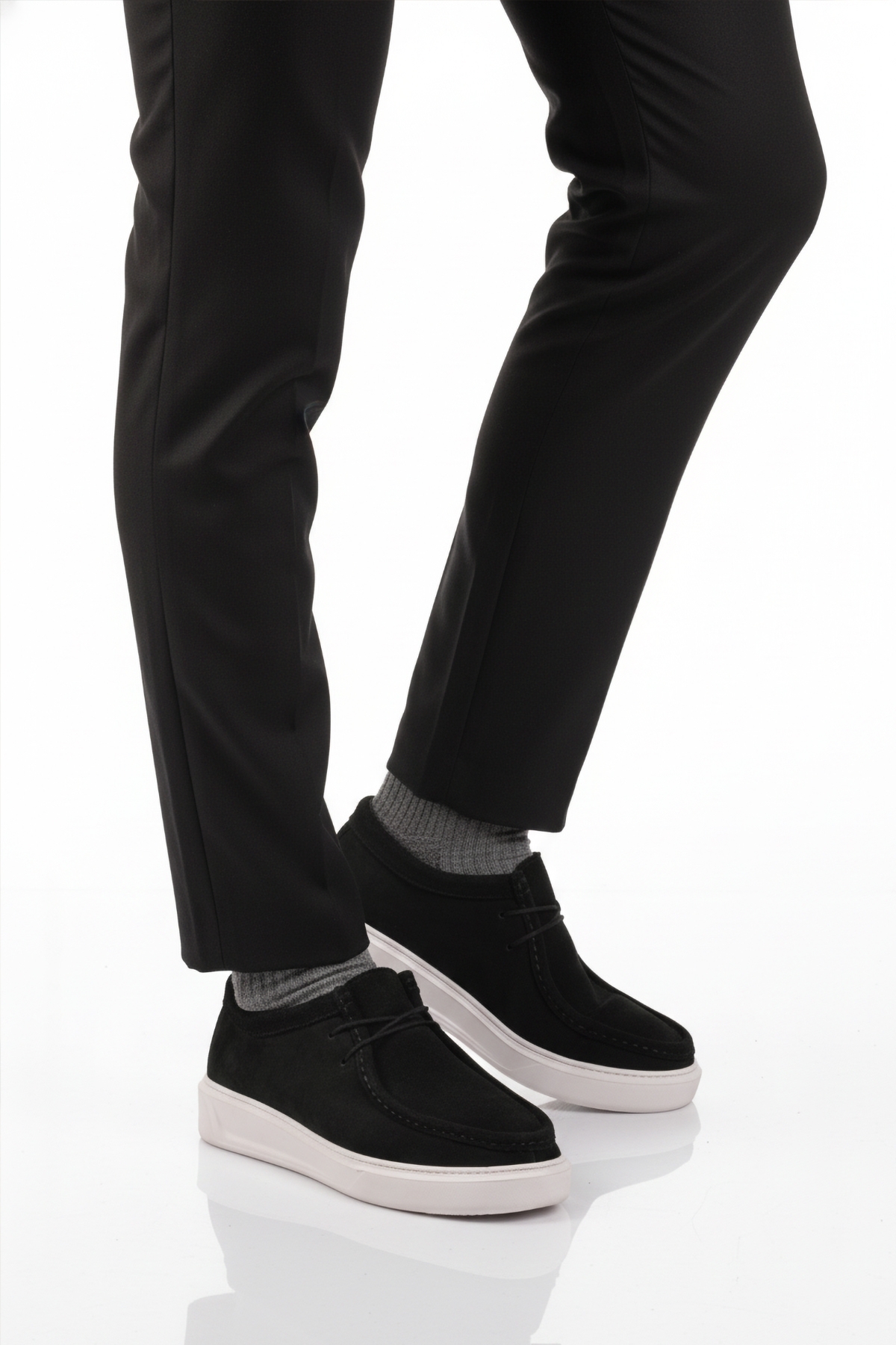 Ayakmod Ayakmod Siyah Nubuk Jel Taban Anatomik Erkek Casual Ayakkabı 1614 M | Flo Siyah - 2. görsel