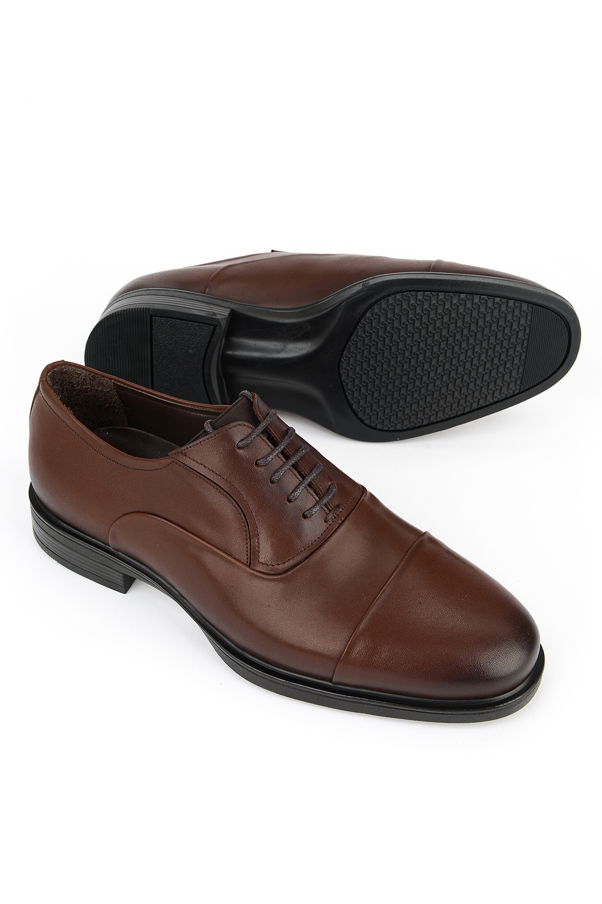 Ziya Ziya Kahverengi Erkek Hakiki Deri Ayakkabı 153745Z27614 Kızıl Kahve Klasik Ayakkabı | Flo Kahverengi - 5. görsel