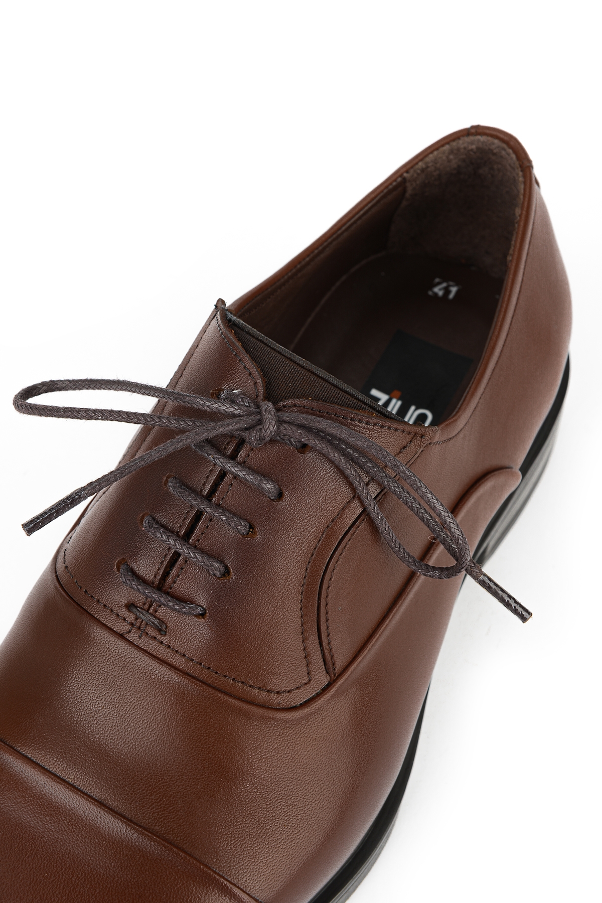 Ziya Ziya Kahverengi Erkek Hakiki Deri Ayakkabı 153745Z27614 Kızıl Kahve Klasik Ayakkabı | Flo Kahverengi - 7. görsel