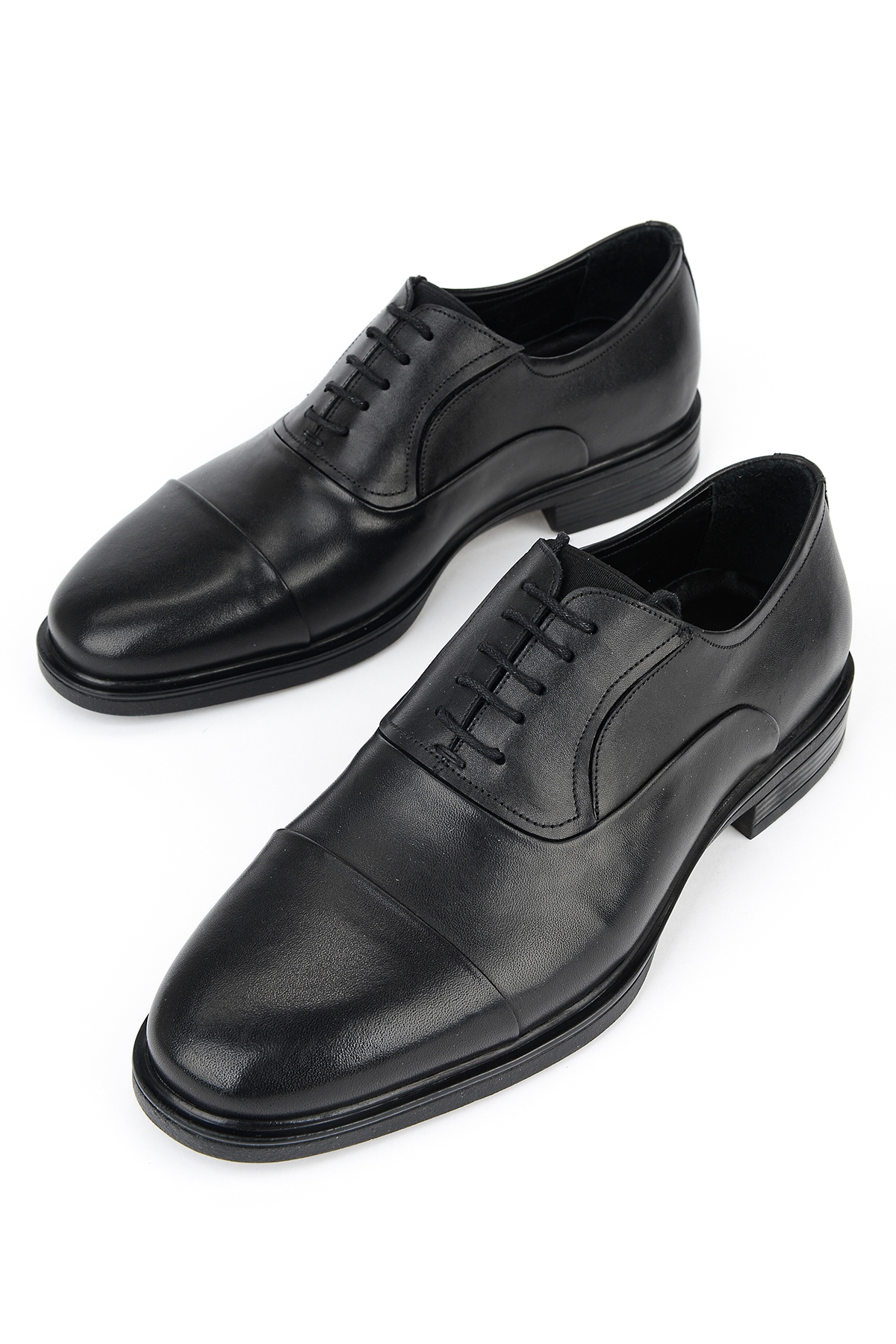 Erkek Hakiki Deri Ayakkabı 153745Z27614 Siyah - Görsel 6