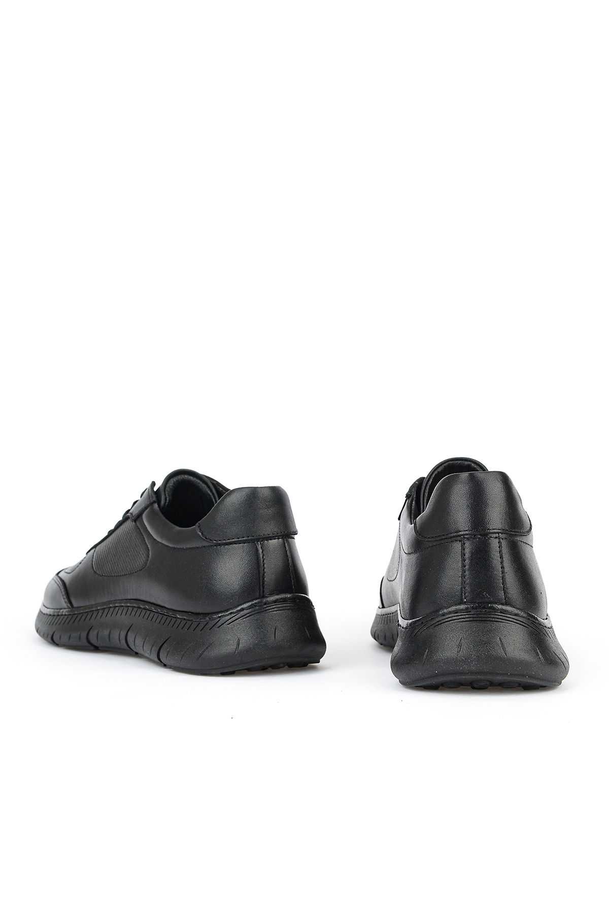 Ziya Ziya Erkek Hakiki Deri Sneaker 153423Z92 Siyah | Flo Siyah - 4. görsel