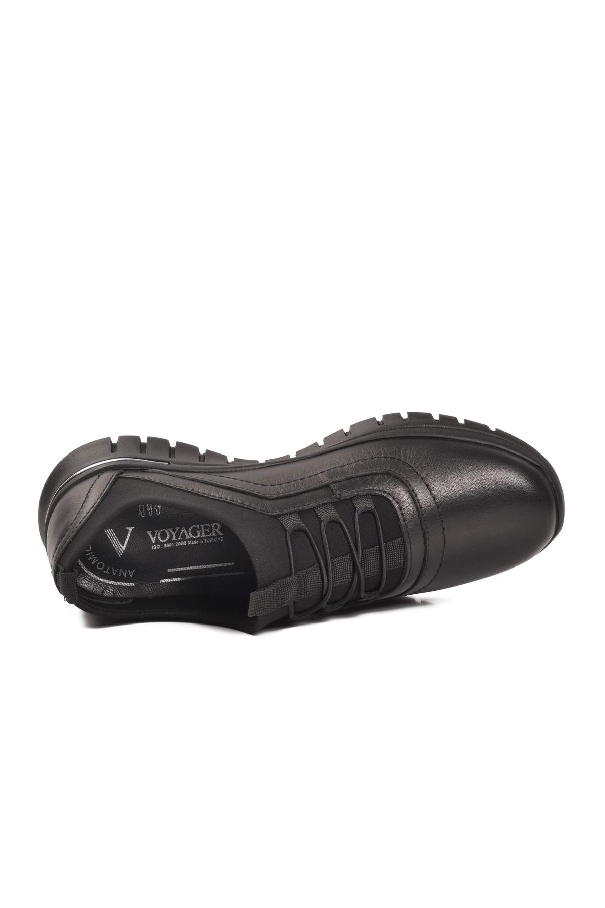 Voyager Voyager Siyah Hakiki Deri Anatomik Kadın Casual Ayakkabı Z217 Z | Flo Siyah - 5. görsel