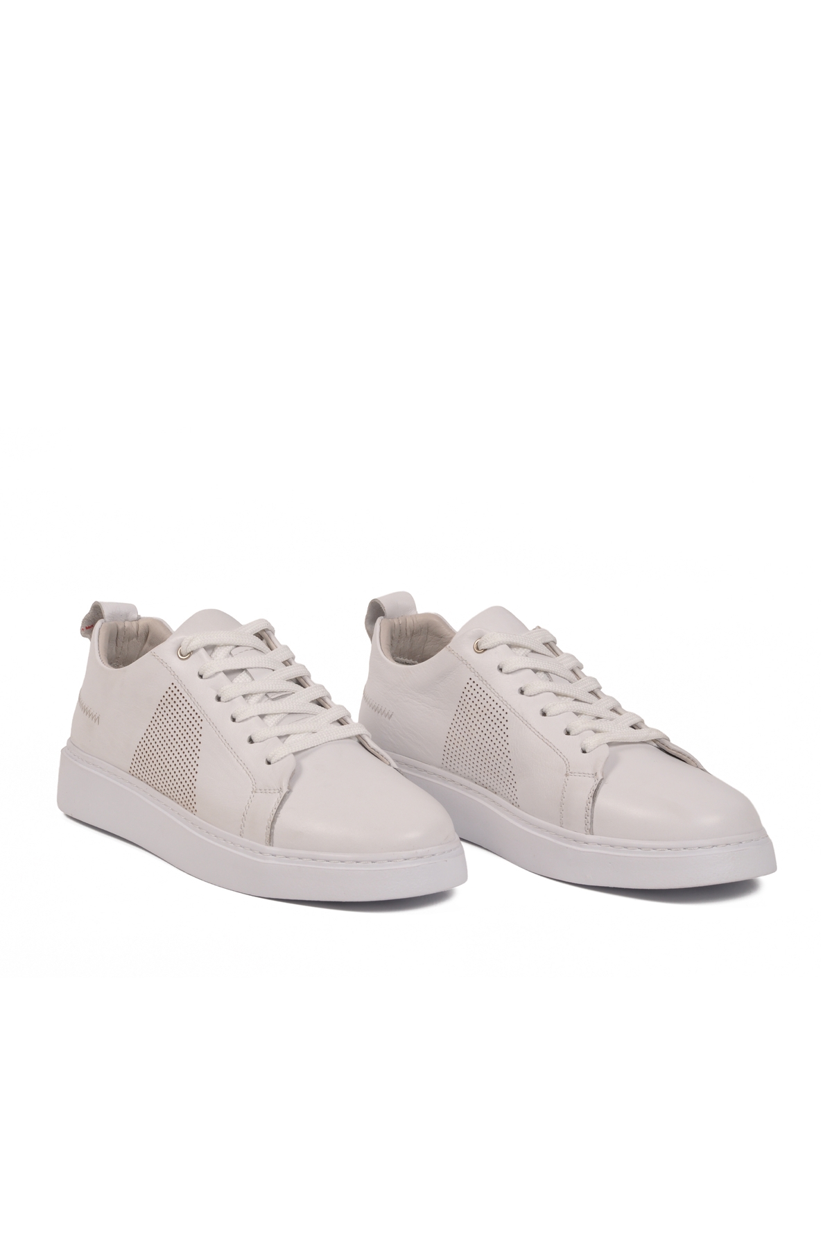 Ayakmod Ayakmod Beyaz Hakiki Deri Erkek Casual Ayakkabı 061316L M | Flo Beyaz - 4. görsel