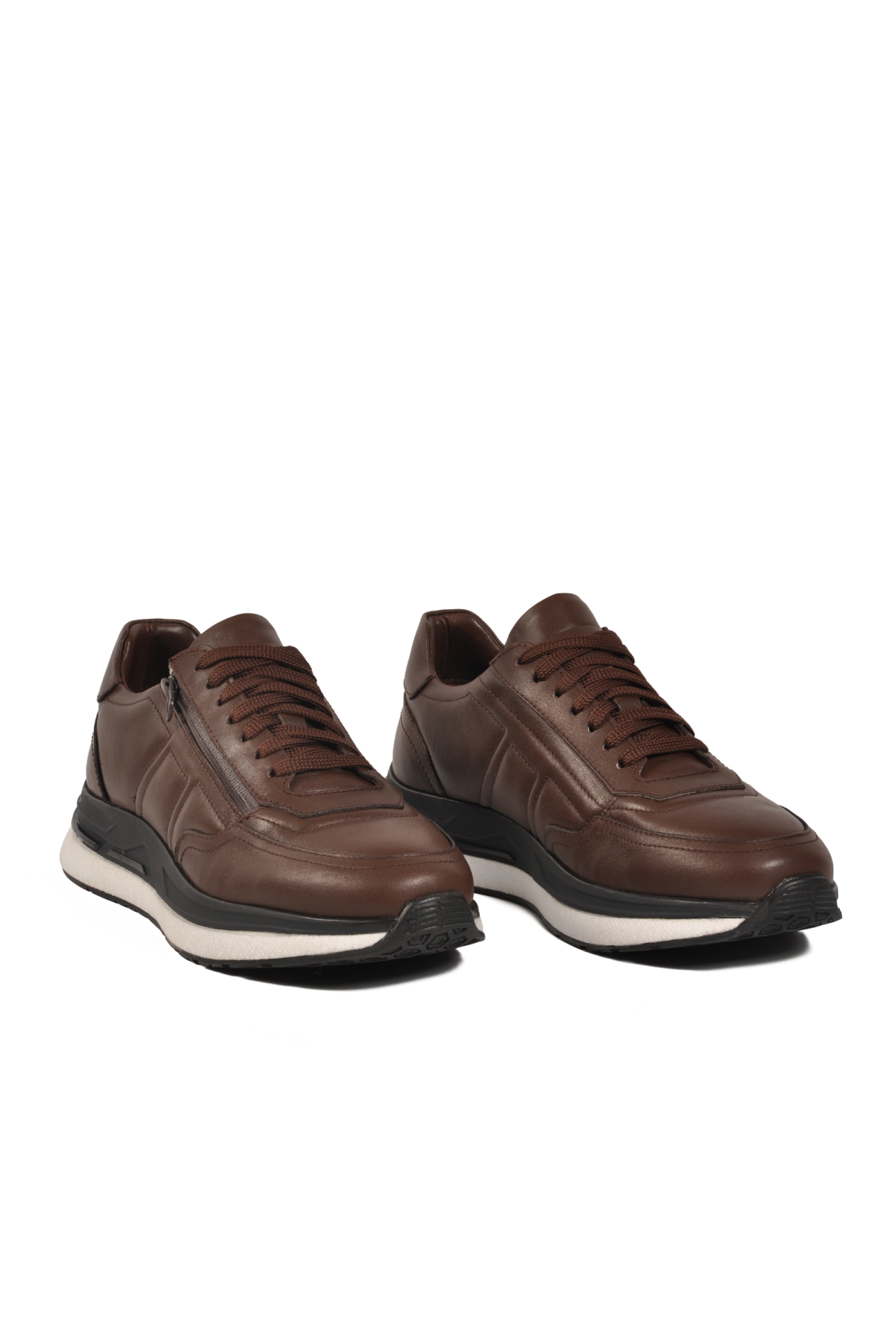 Walkway Walkway Kahverengi 6141200 Hakiki Deri Kahve Erkek Günlük Ayakkabı Casual Ayakkabı | Flo Kahverengi - 2. görsel