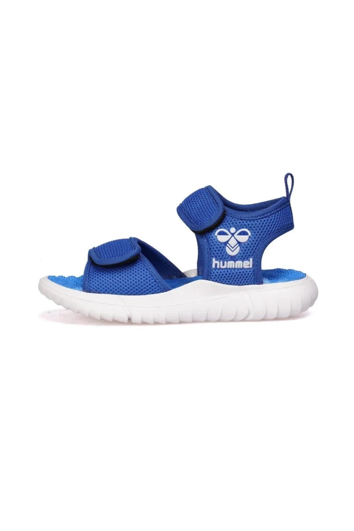 Hummel Hummel Mavi 900729-7459 Sunny Jr. Çocuk Spor Terlik Outdoor Ayakkabı | Flo Mavi - 2. görsel