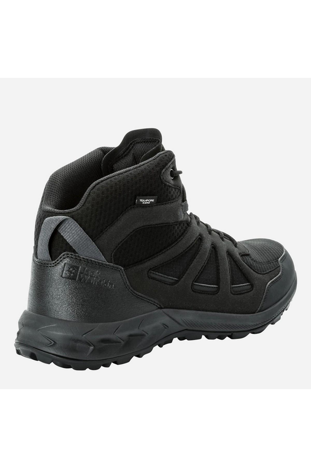 Jack Wolfskin Jack Wolfskin Siyah 4051261-6000 Woodland 2 Texapore Mid M Erkek Outdoor Bot Outdoor Ayakkabı | Flo Siyah - 5. görsel