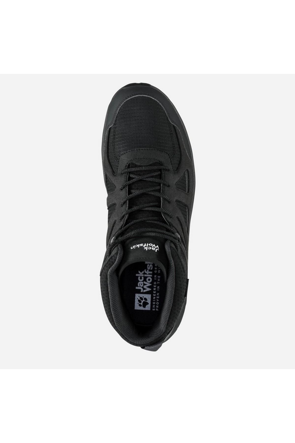 Jack Wolfskin Jack Wolfskin Siyah 4051261-6000 Woodland 2 Texapore Mid M Erkek Outdoor Bot Outdoor Ayakkabı | Flo Siyah - 6. görsel