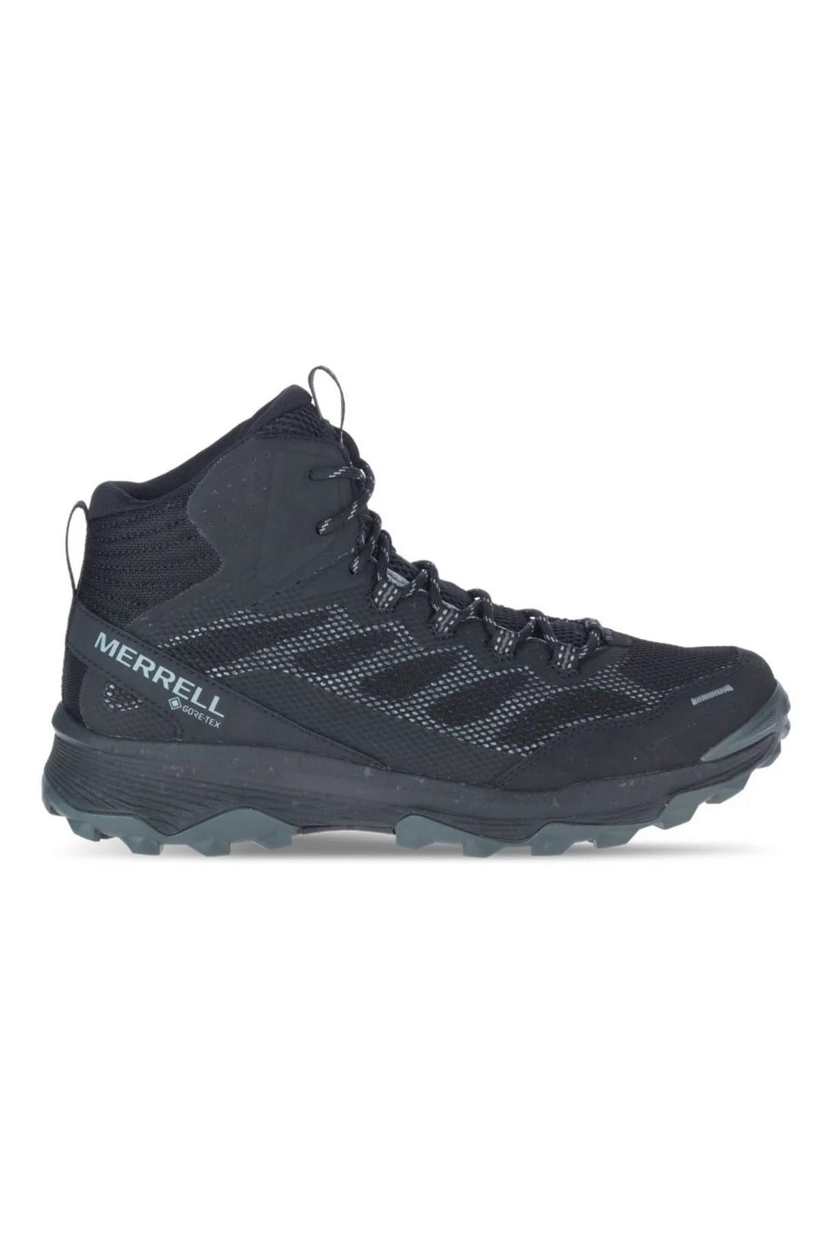 Merrell Merrell Siyah J066867 Speed Strike Mid Gtx Erkek Outdoor Ayakkabısı | Flo Siyah - 2. görsel