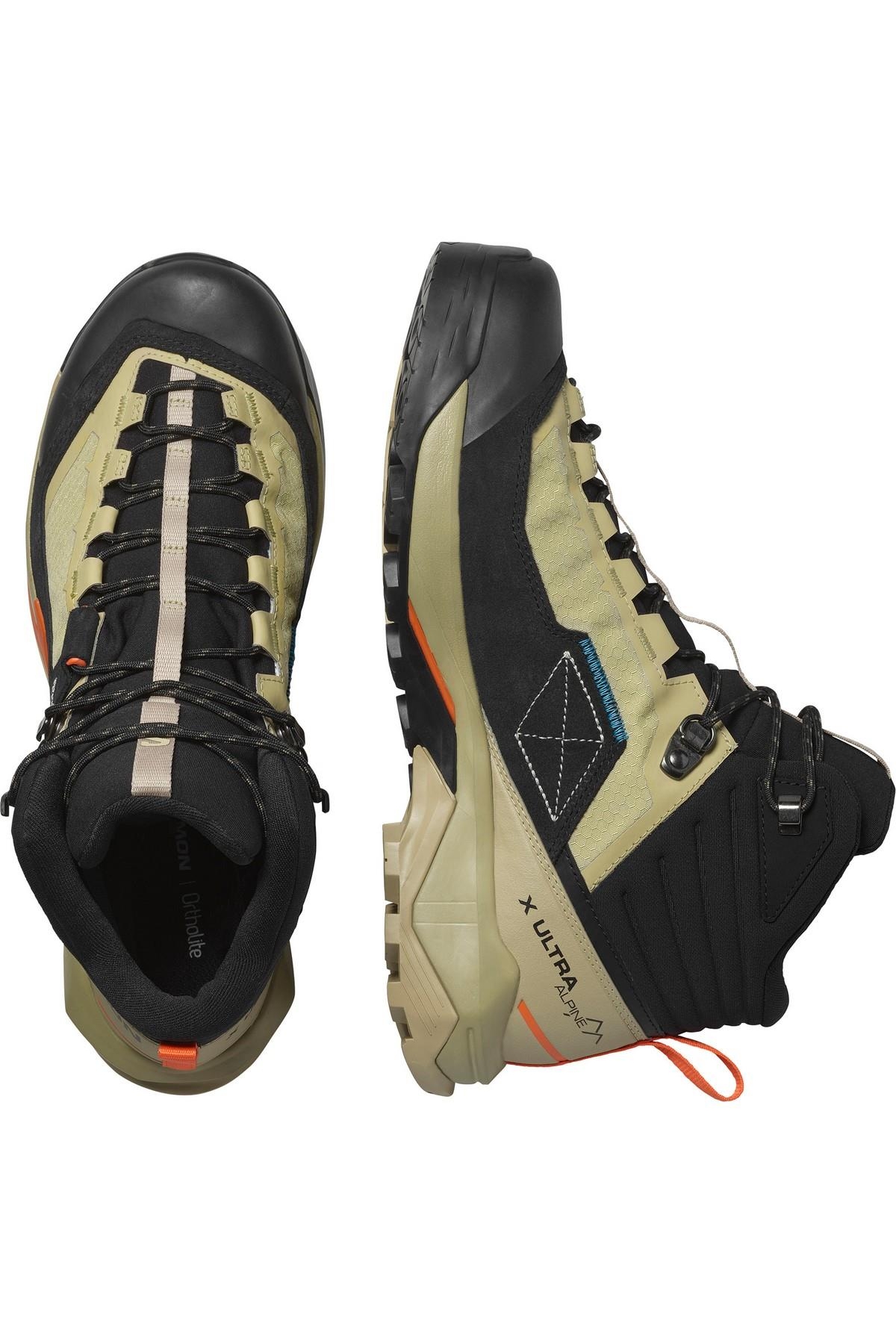 Salomon Salomon Yeşil L47686600 X Ultra Alpine Mid Gtx Erkek Outdoor Ayakkabısı | Flo Yeşil - 5. görsel