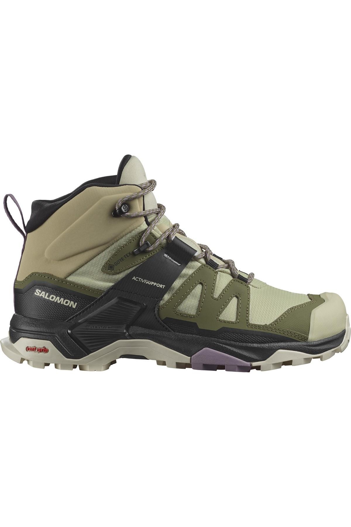 Salomon Salomon Yeşil L47455000 X Ultra 4 Mid Gtx W Kadın Outdoor Ayakkabısı | Flo Yeşil - 2. görsel