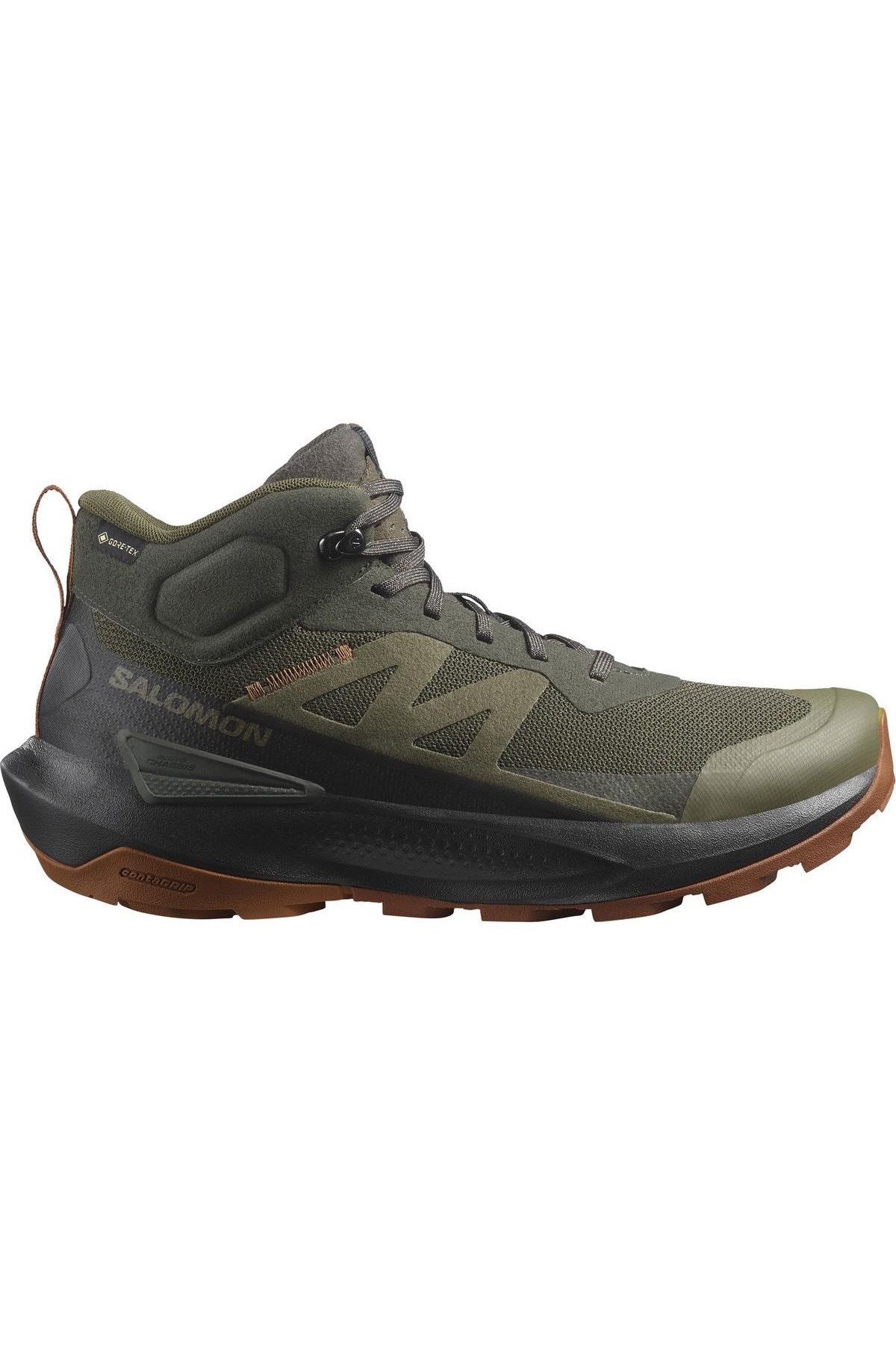 Salomon Salomon Yeşil L47560300 Elixir Activ Mid Gtx Erkek Outdoor Ayakkabısı | Flo Yeşil - 2. görsel
