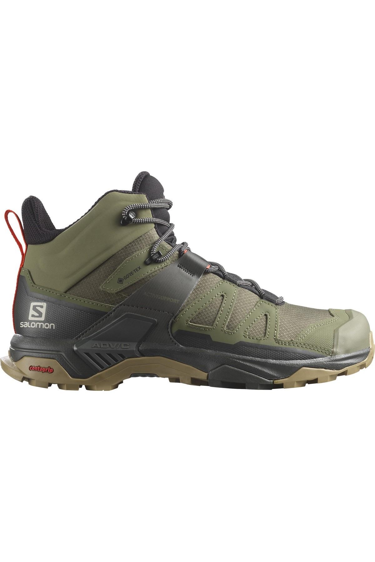 Salomon Salomon Yeşil L41739800 X Ultra 4 Mid Gtx Erkek Outdoor Ayakkabısı | Flo Yeşil - 2. görsel