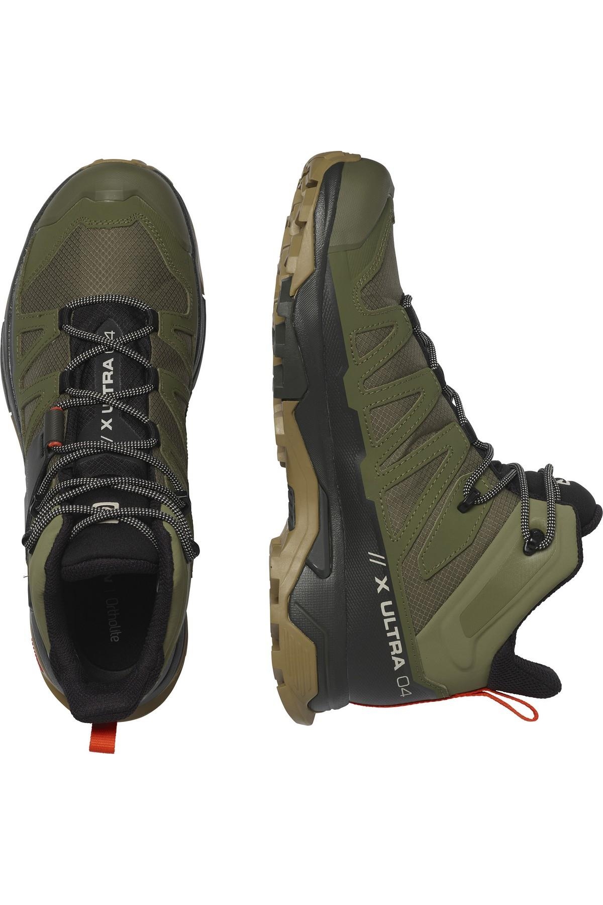 Salomon Salomon Yeşil L41739800 X Ultra 4 Mid Gtx Erkek Outdoor Ayakkabısı | Flo Yeşil - 5. görsel