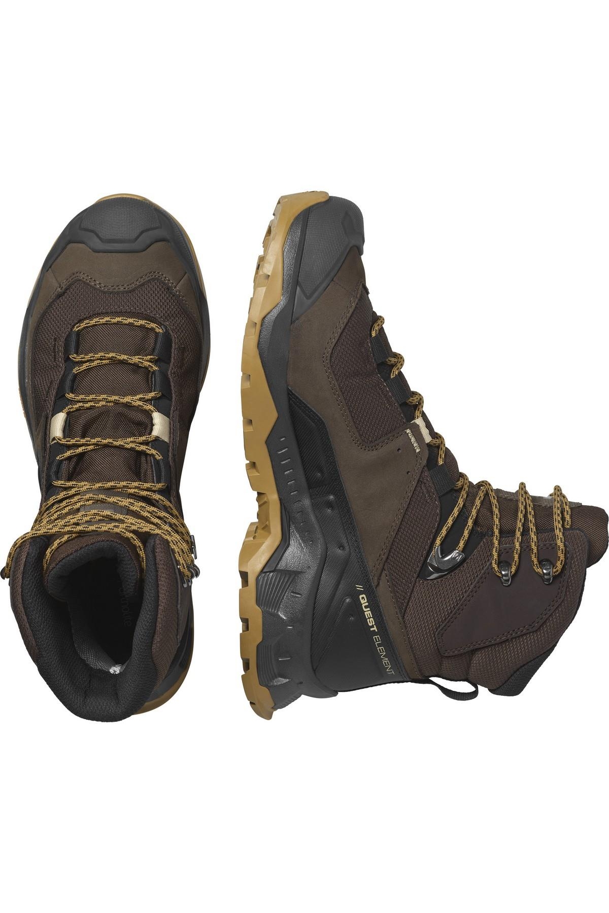 Salomon Salomon Kahverengi L47216100 Quest Element Gtx Erkek Outdoor Ayakkabısı | Flo Kahverengi - 5. görsel