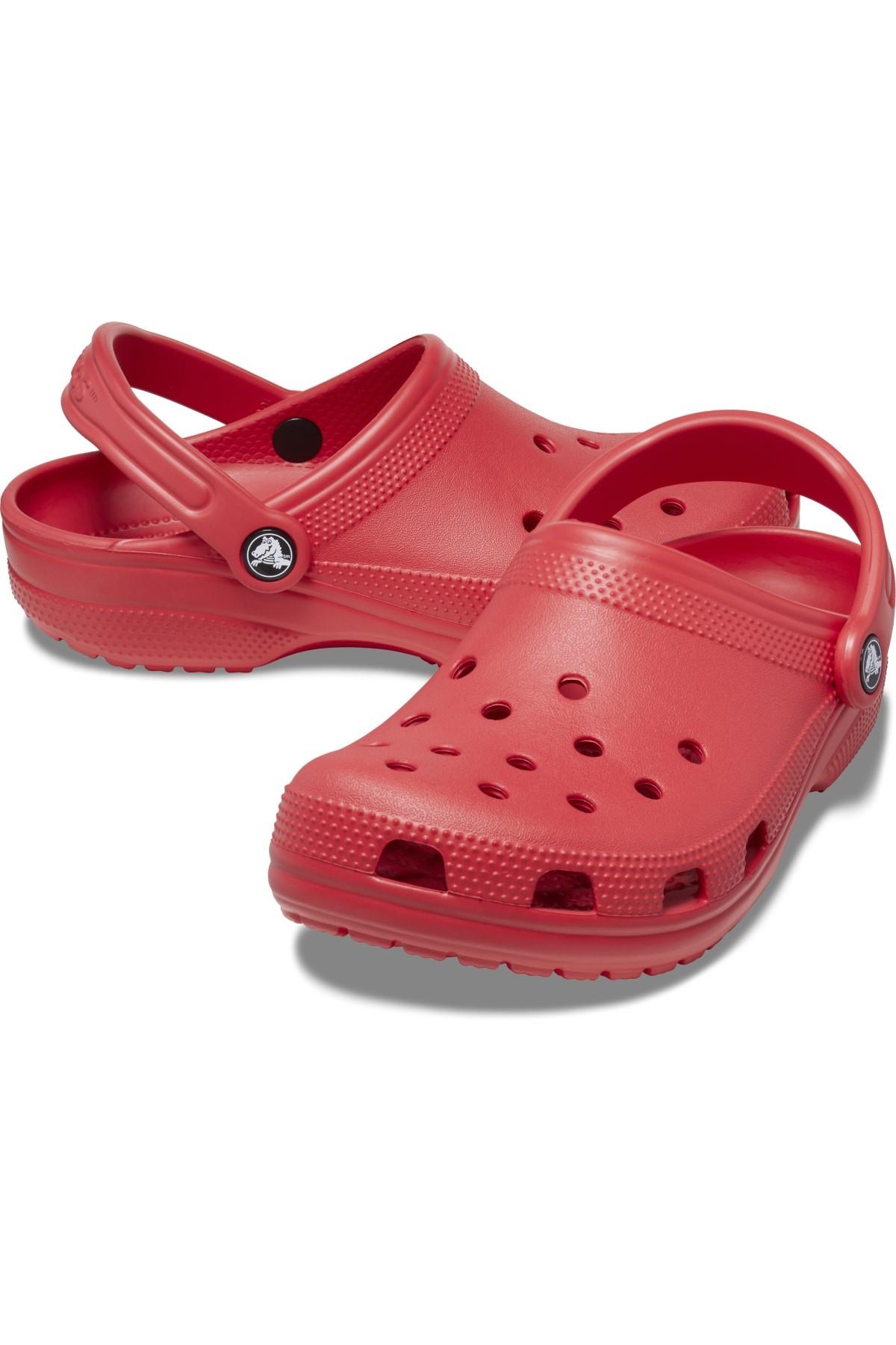 Crocs Crocs Kirmizi 10001-6WC Classic Unisex Sandalet Outdoor Ayakkabı | Flo Kirmizi - 3. görsel