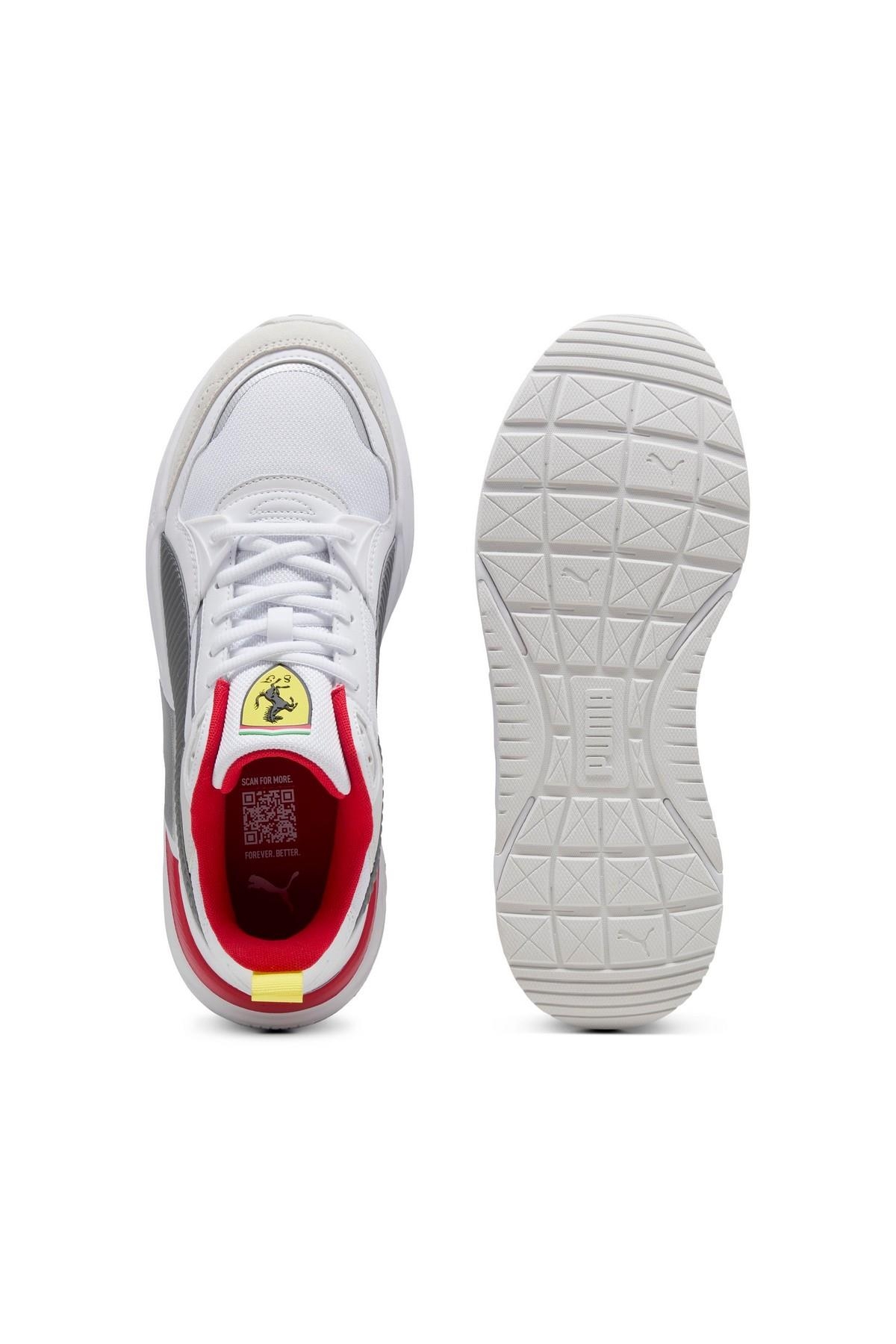 Puma Puma Beyaz 30876202 Ferrari Trinity 2 Erkek Günlük Spor Ayakkabı Sneaker | Flo Beyaz - 4. görsel