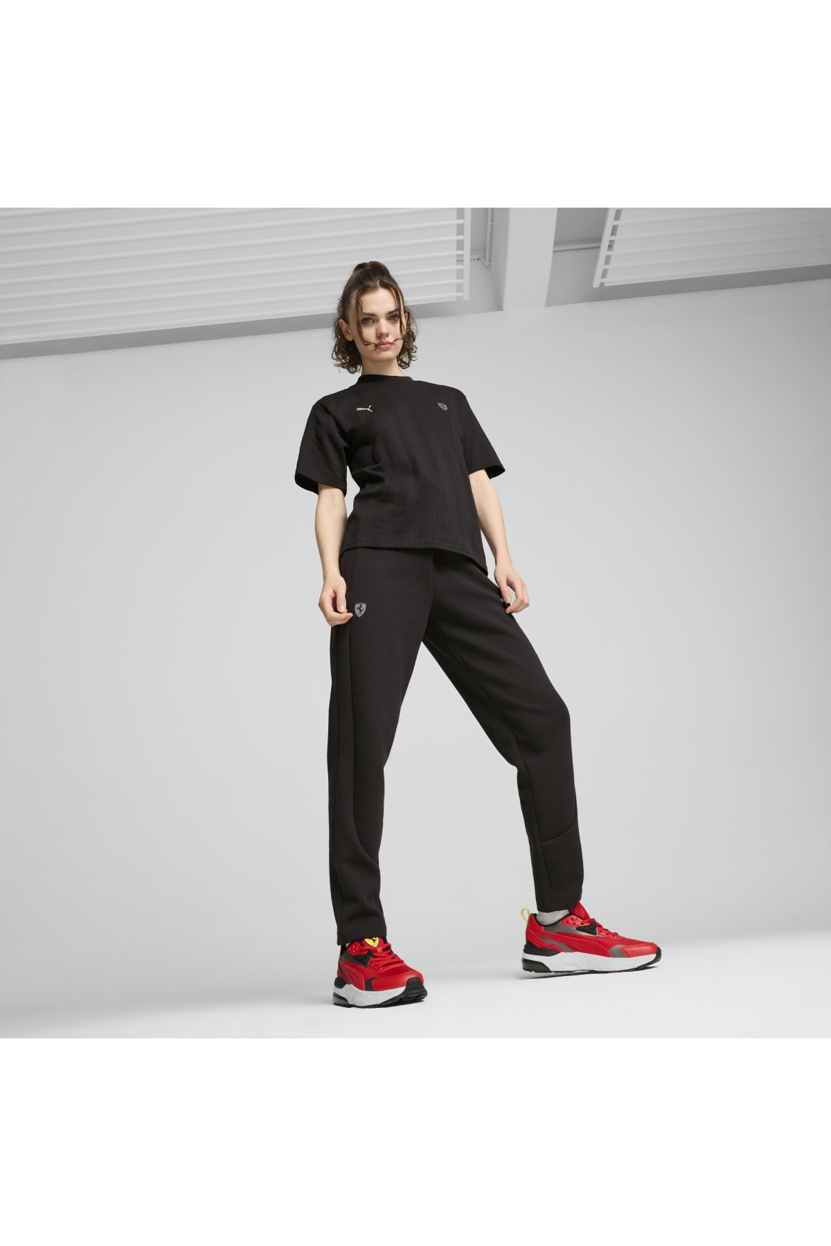 Puma Puma Kirmizi 30829604 Ferrari Vis2K Erkek Günlük Spor Ayakkabı Sneaker | Flo Kirmizi - 9. görsel