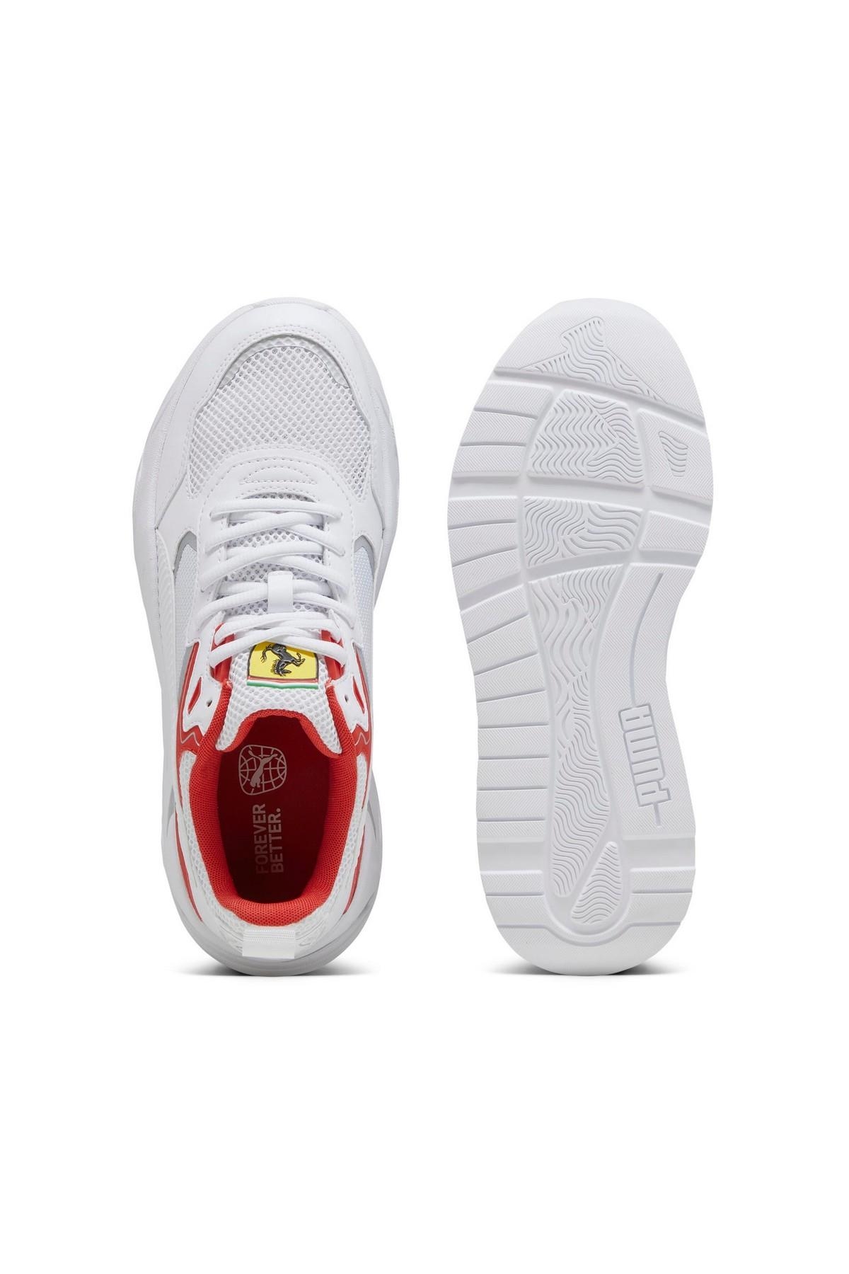 Puma Puma Beyaz 30795002 Ferrari Trinity Erkek Günlük Spor Ayakkabı Sneaker | Flo Beyaz - 4. görsel