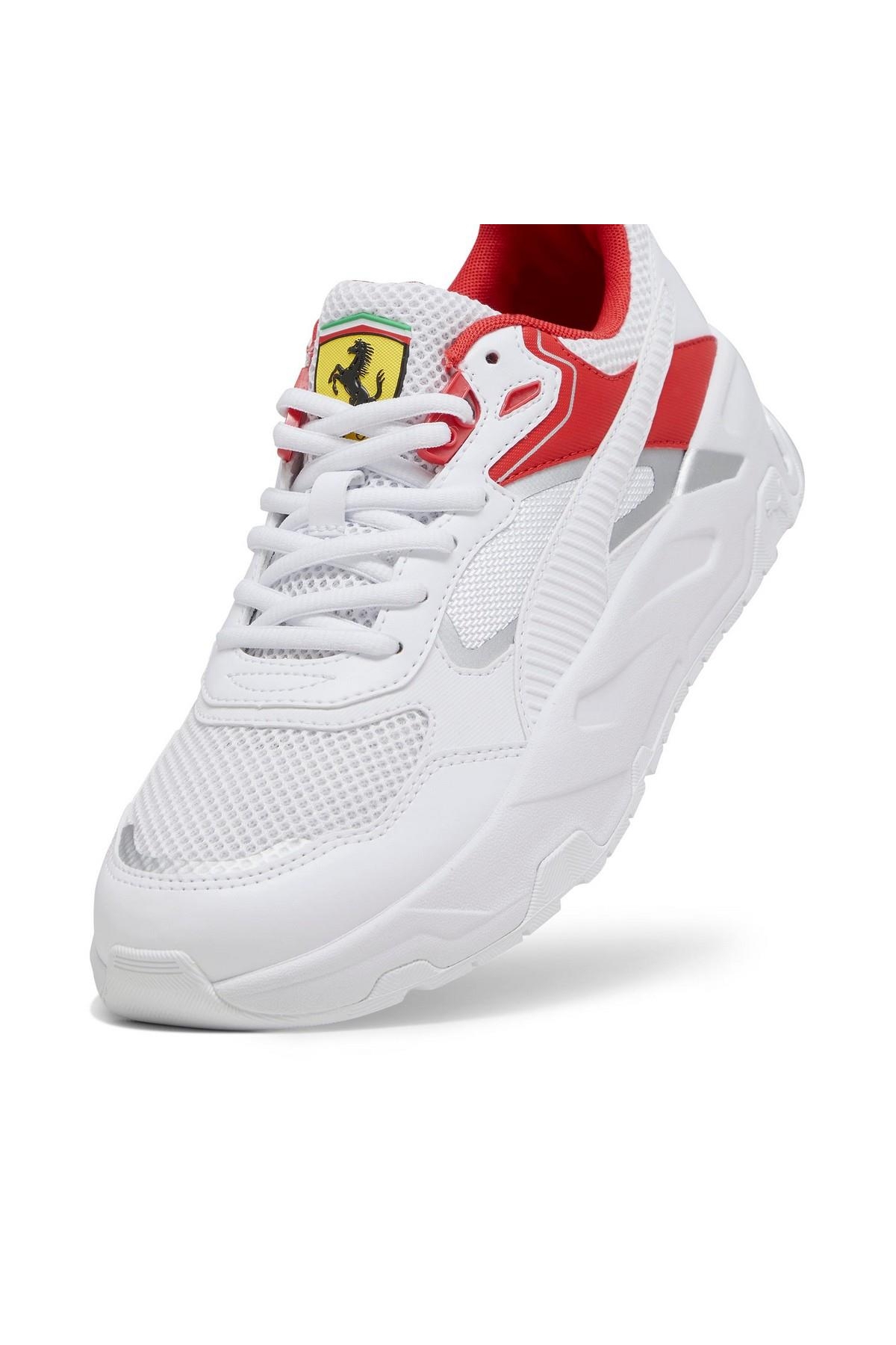 Puma Puma Beyaz 30795002 Ferrari Trinity Erkek Günlük Spor Ayakkabı Sneaker | Flo Beyaz - 6. görsel