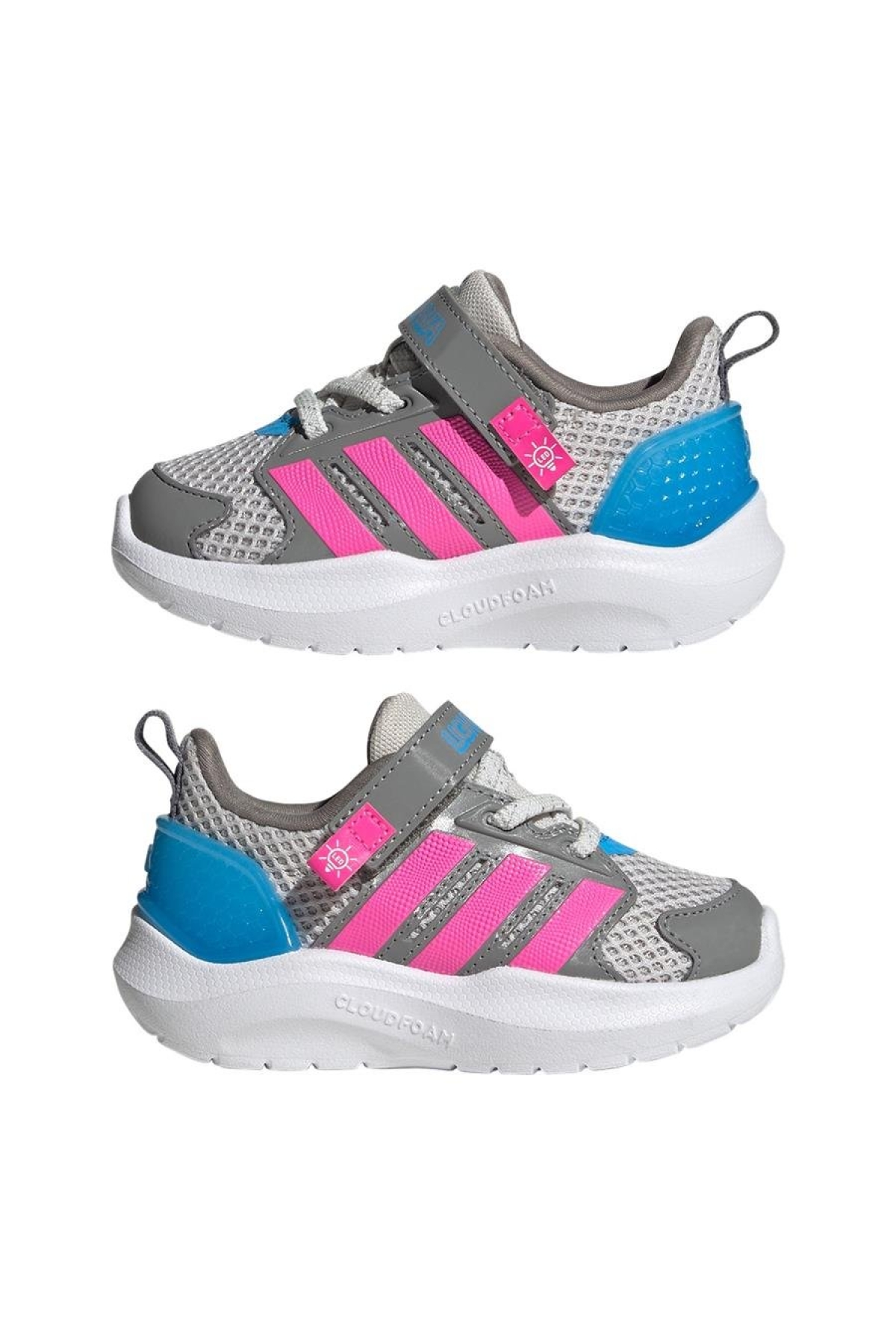 Adidas Adidas Bebek Gri Koşu Ayakkabısı LIGHTORAMA RNR EL I HQ9257 Sneaker | Flo Gri - 3. görsel
