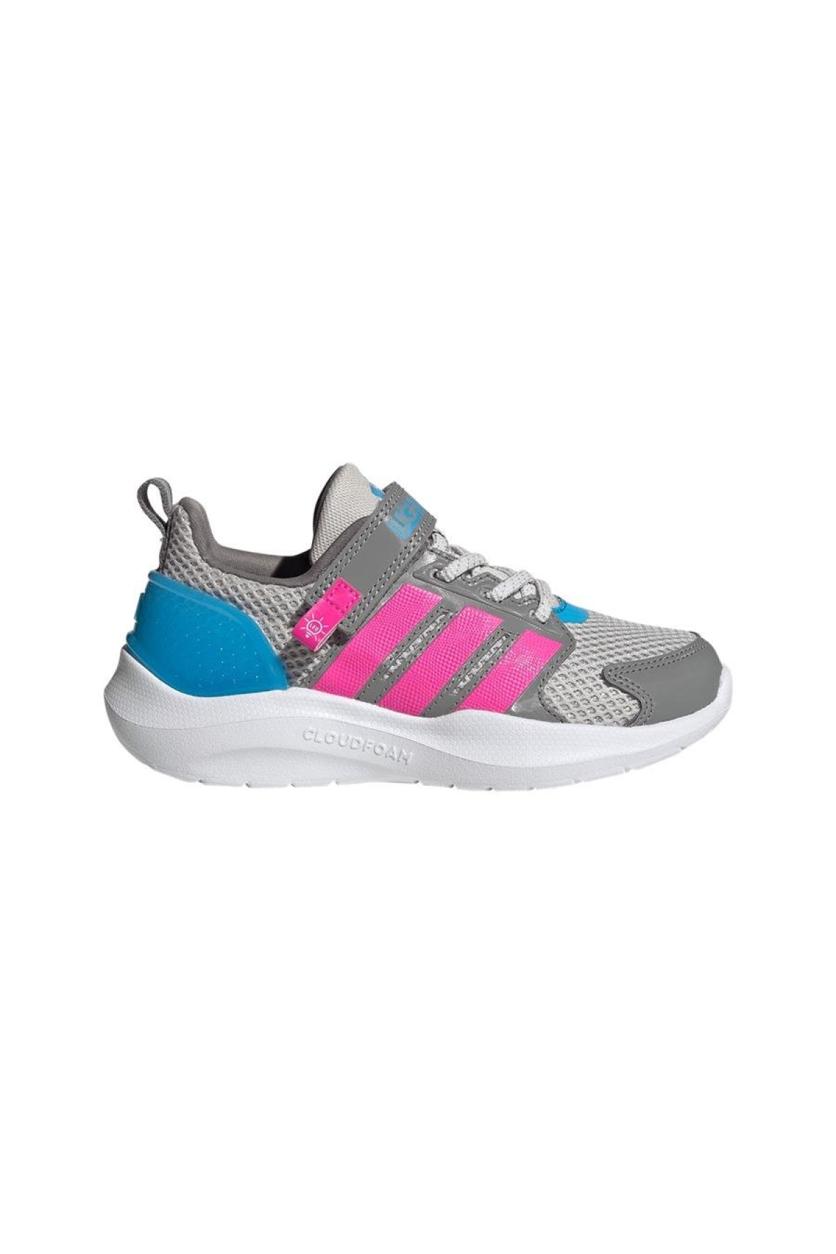 Adidas Adidas Çocuk Gri Koşu Ayakkabısı LIGHTORAMA RNR EL C HQ9253 Sneaker | Flo Gri - 2. görsel