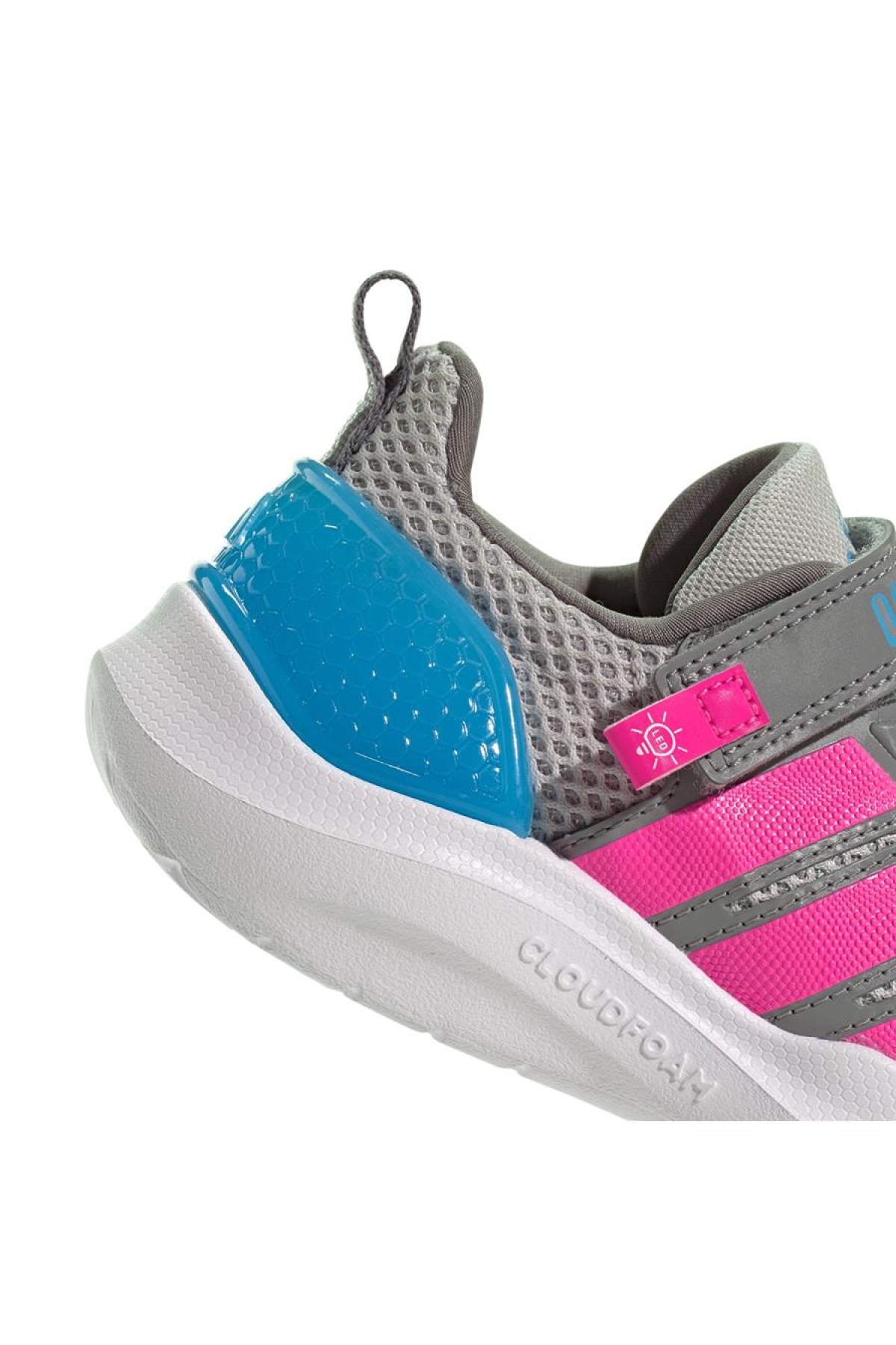 Adidas Adidas Çocuk Gri Koşu Ayakkabısı LIGHTORAMA RNR EL C HQ9253 Sneaker | Flo Gri - 11. görsel